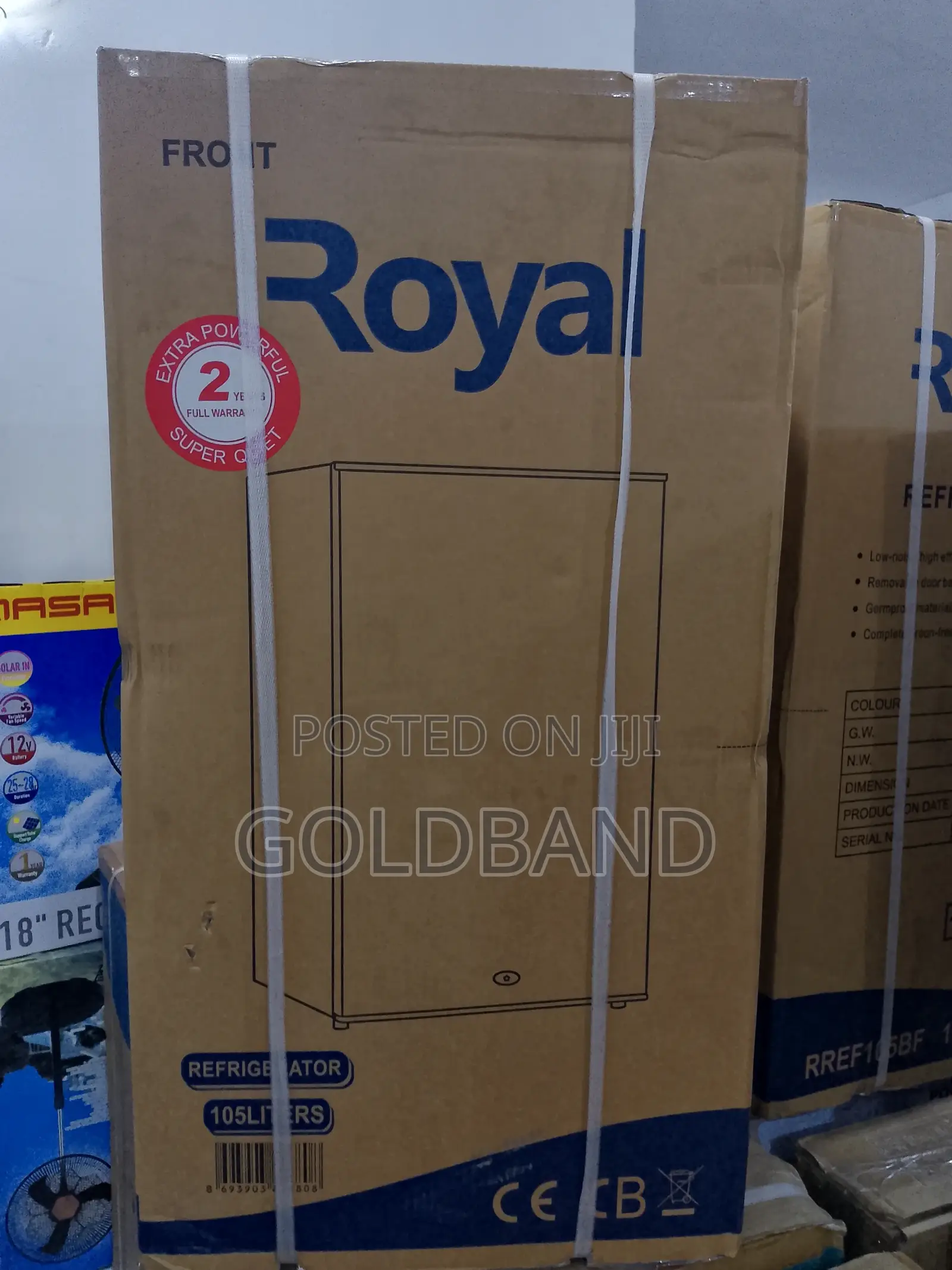Royal 90l Single Door Refrigerator RBC-100