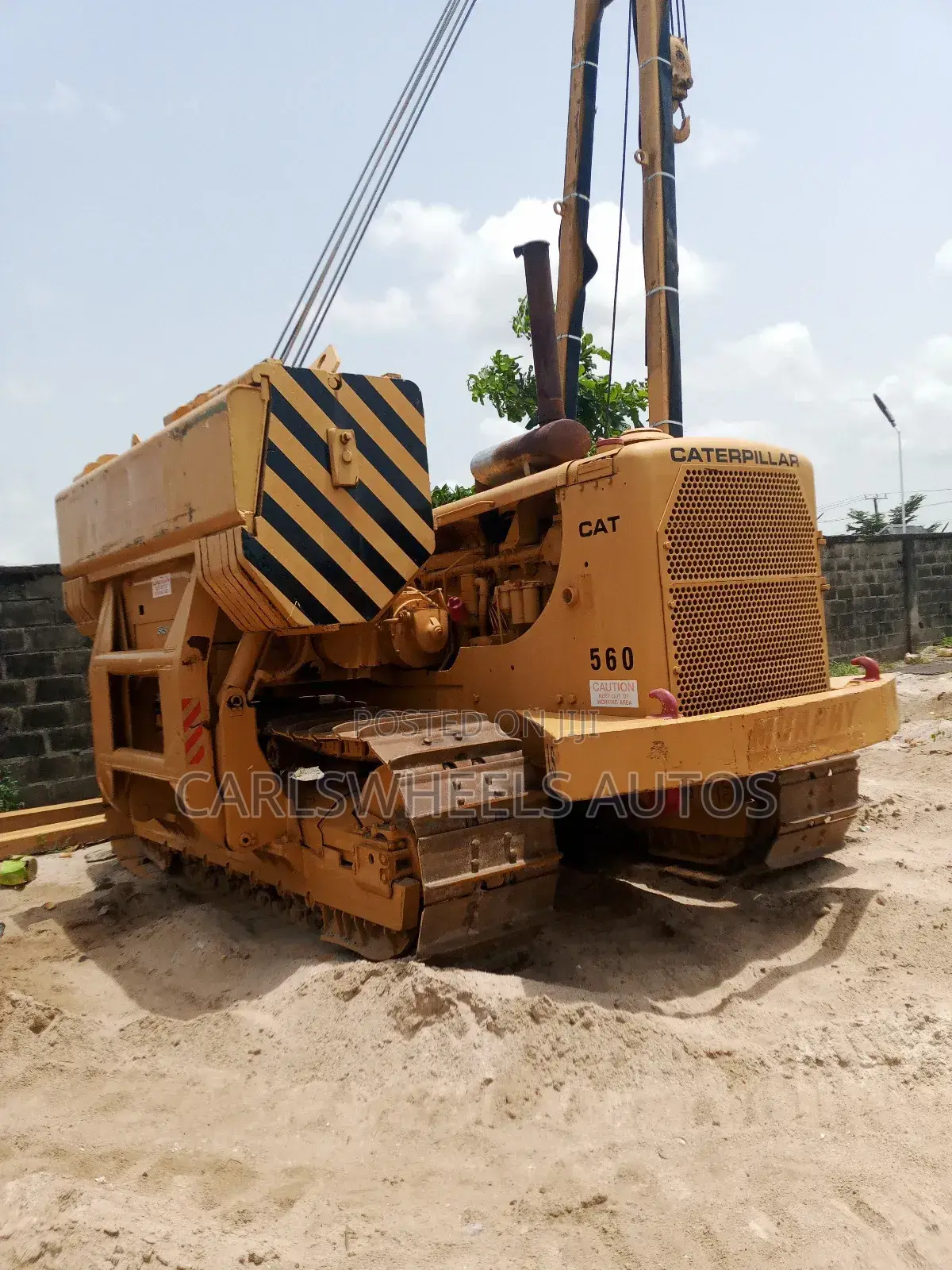 Foreign Used Caterpillar Pipe Layer.