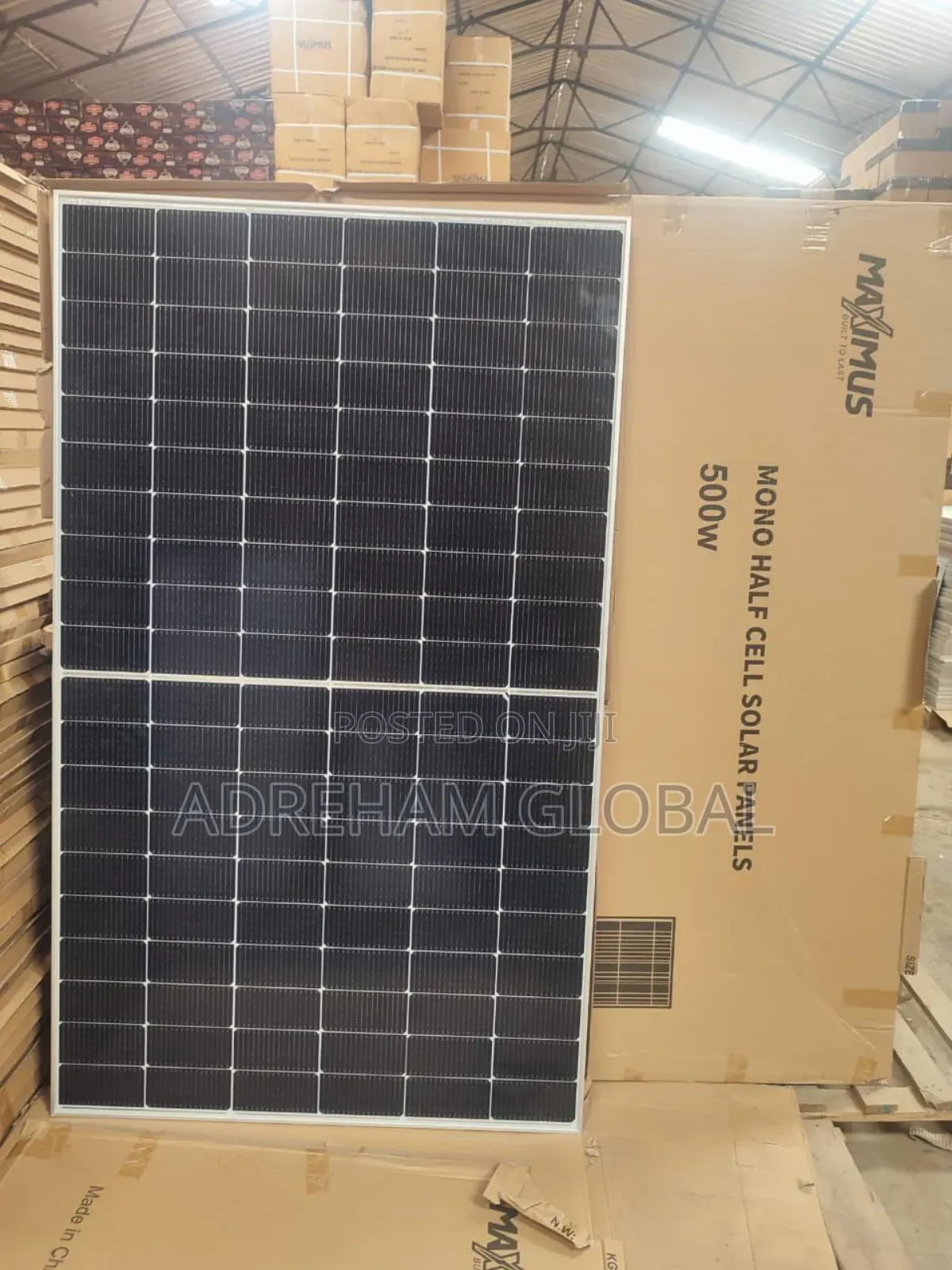Maximus Grade a Solar Panel. (500 Watts)