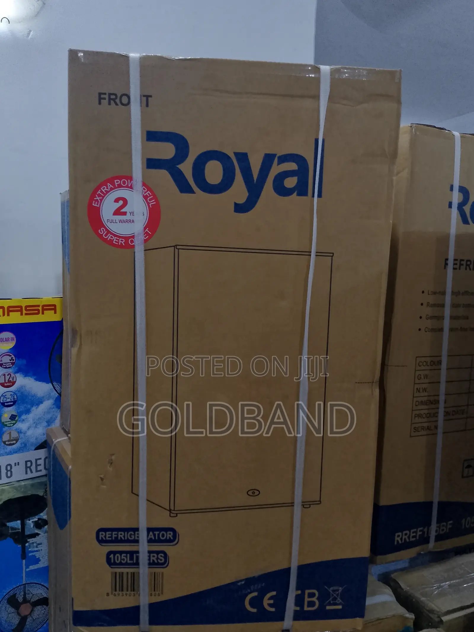 Royal 90l Single Door Fast Cooling Refrigerator RBC-100