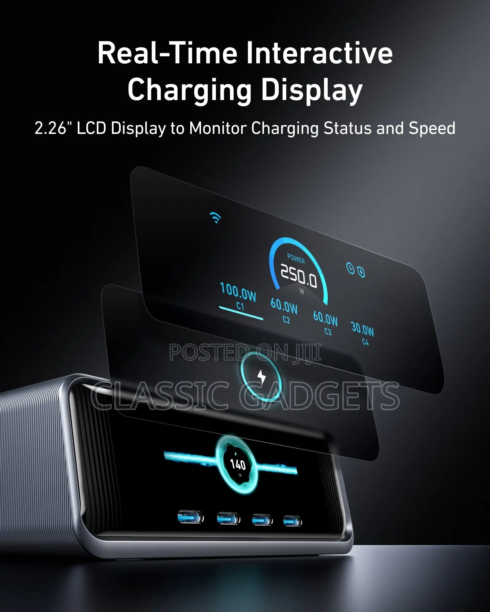 Anker Smart Ultra Prime Charger (250w, 6 Ports, Ganprime)