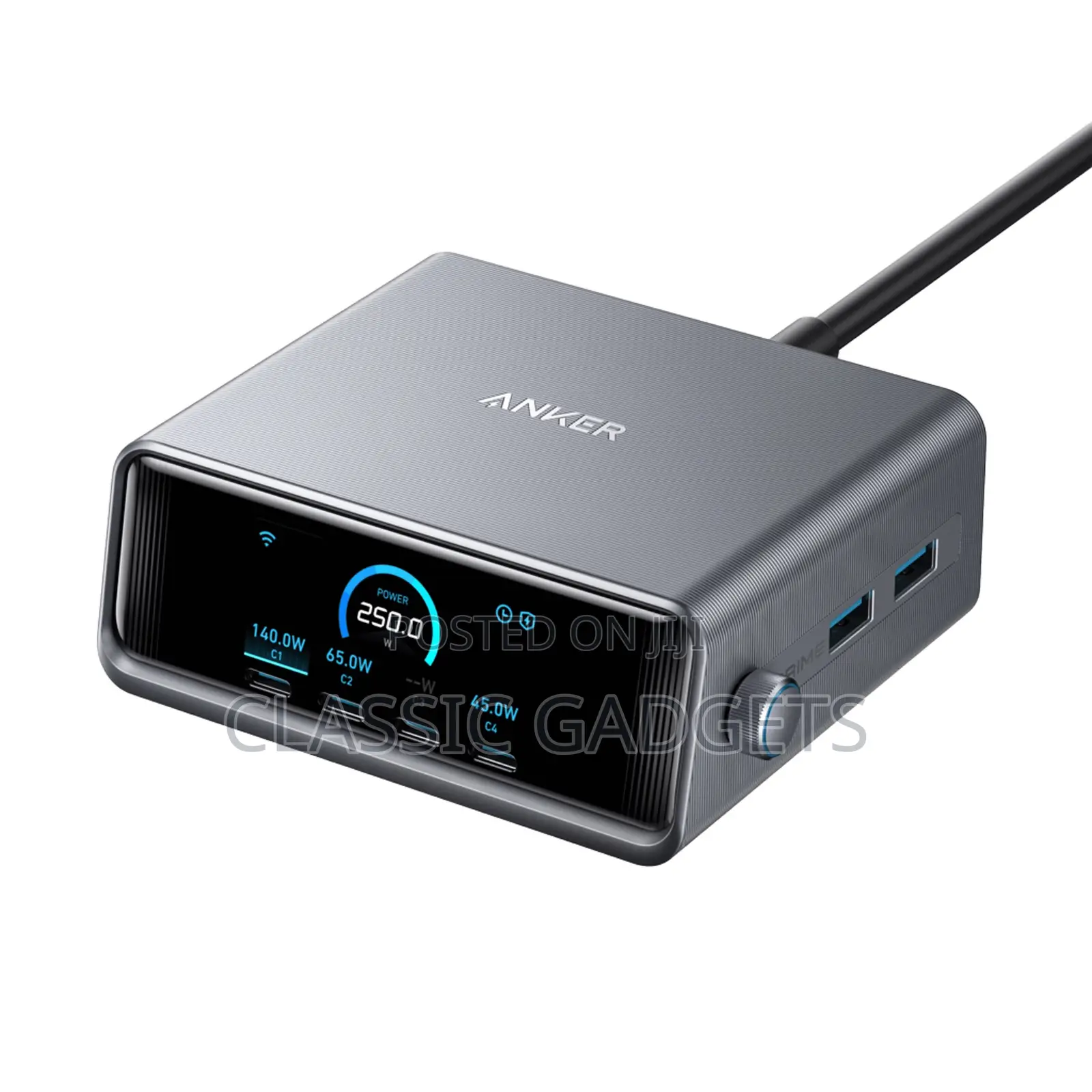 Anker Smart Ultra Prime Charger (250w, 6 Ports, Ganprime)
