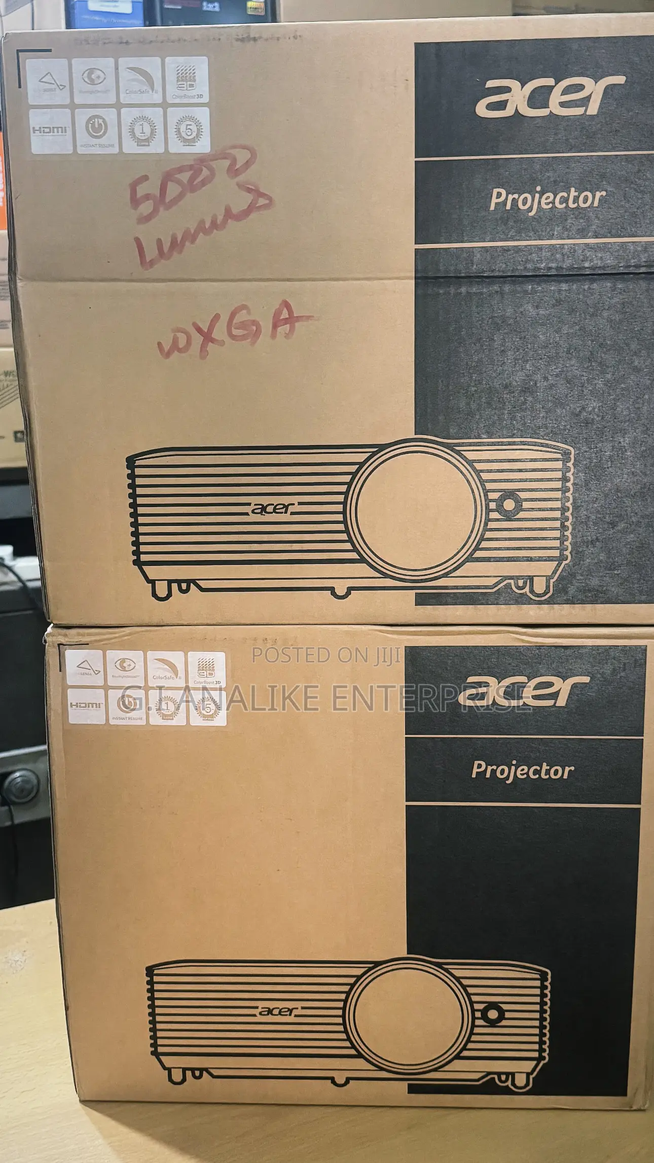 Acer X139 Projector, 1280 X 800 Wxga, 5000 Lumen