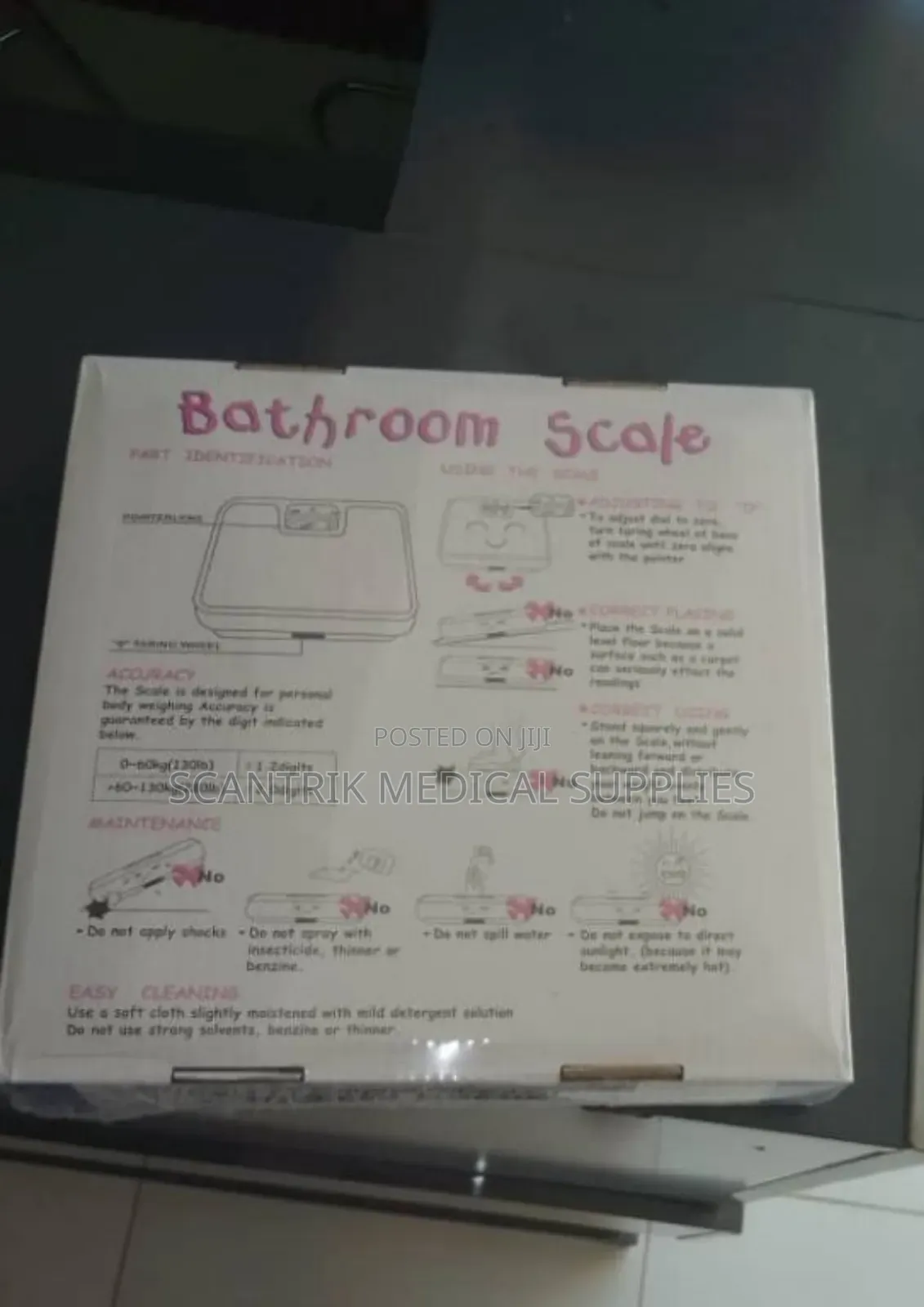 Non-Electronic Bathroom Scale