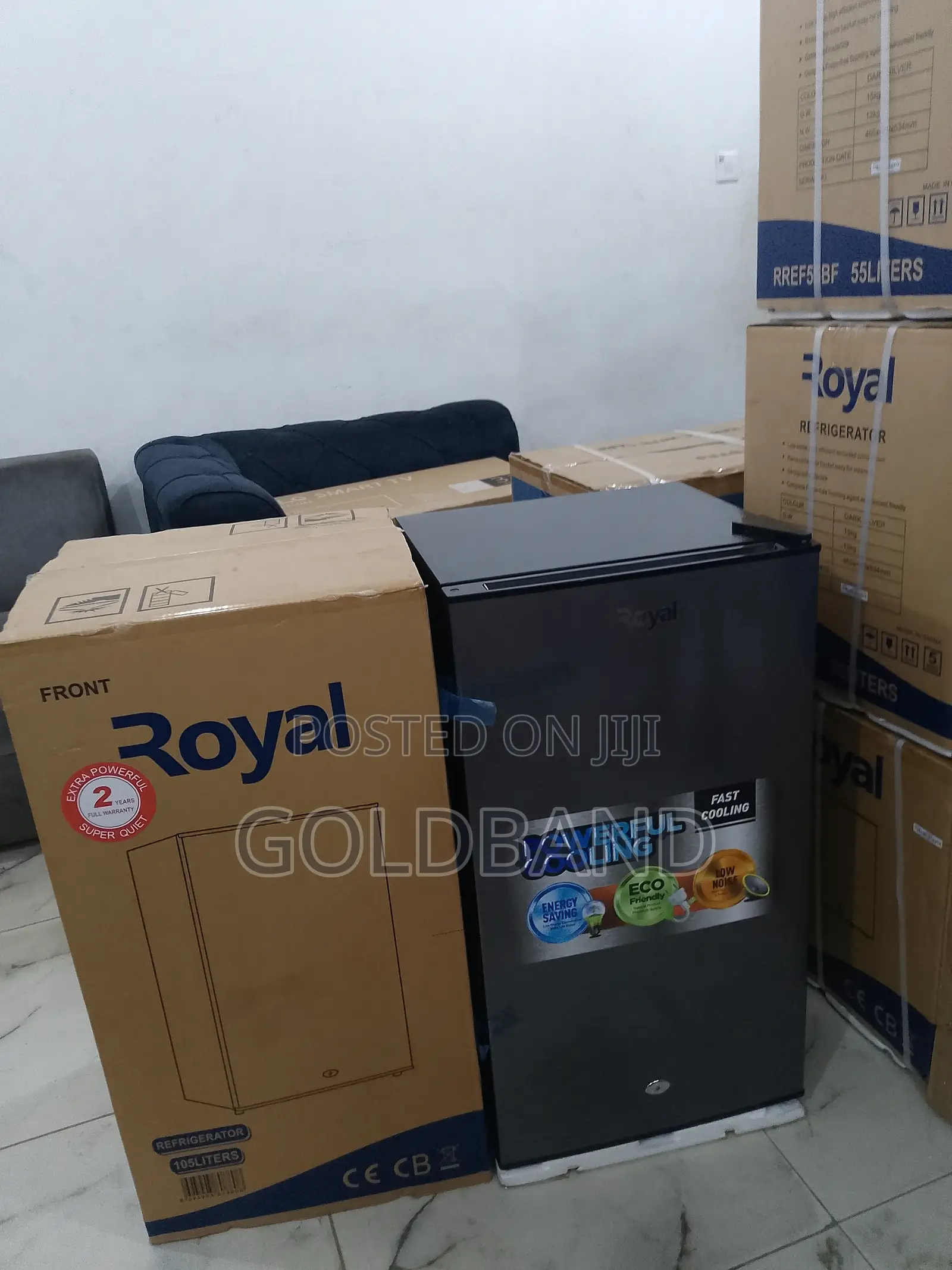 Royal 90l Single Door High-Tech Refrigerator RBC-100