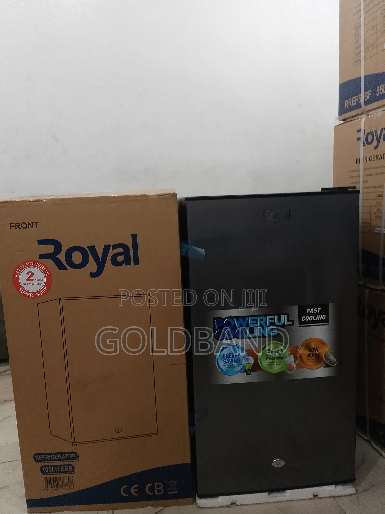 Royal 90l Single Door Refrigerator With Egg Tray RBC-100