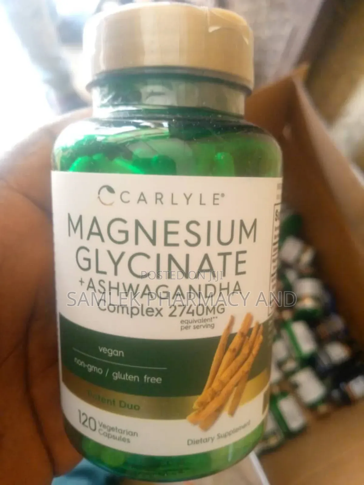 Carlyle Magnesium Glycinate Wit Ashwagandha 2,740mgcomplex