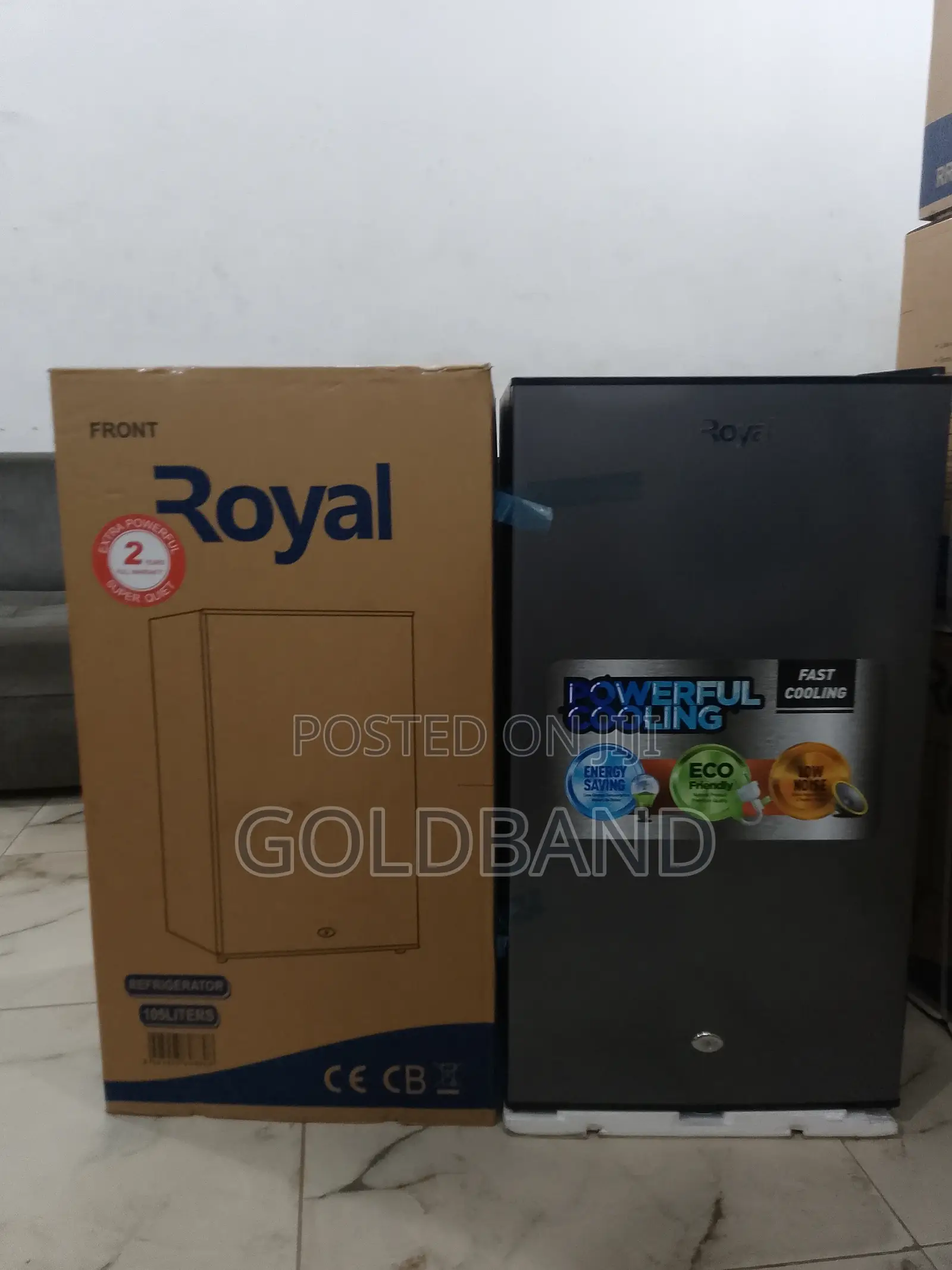Royal 90l Single Door Instant Cooling Refrigerator RBC-100