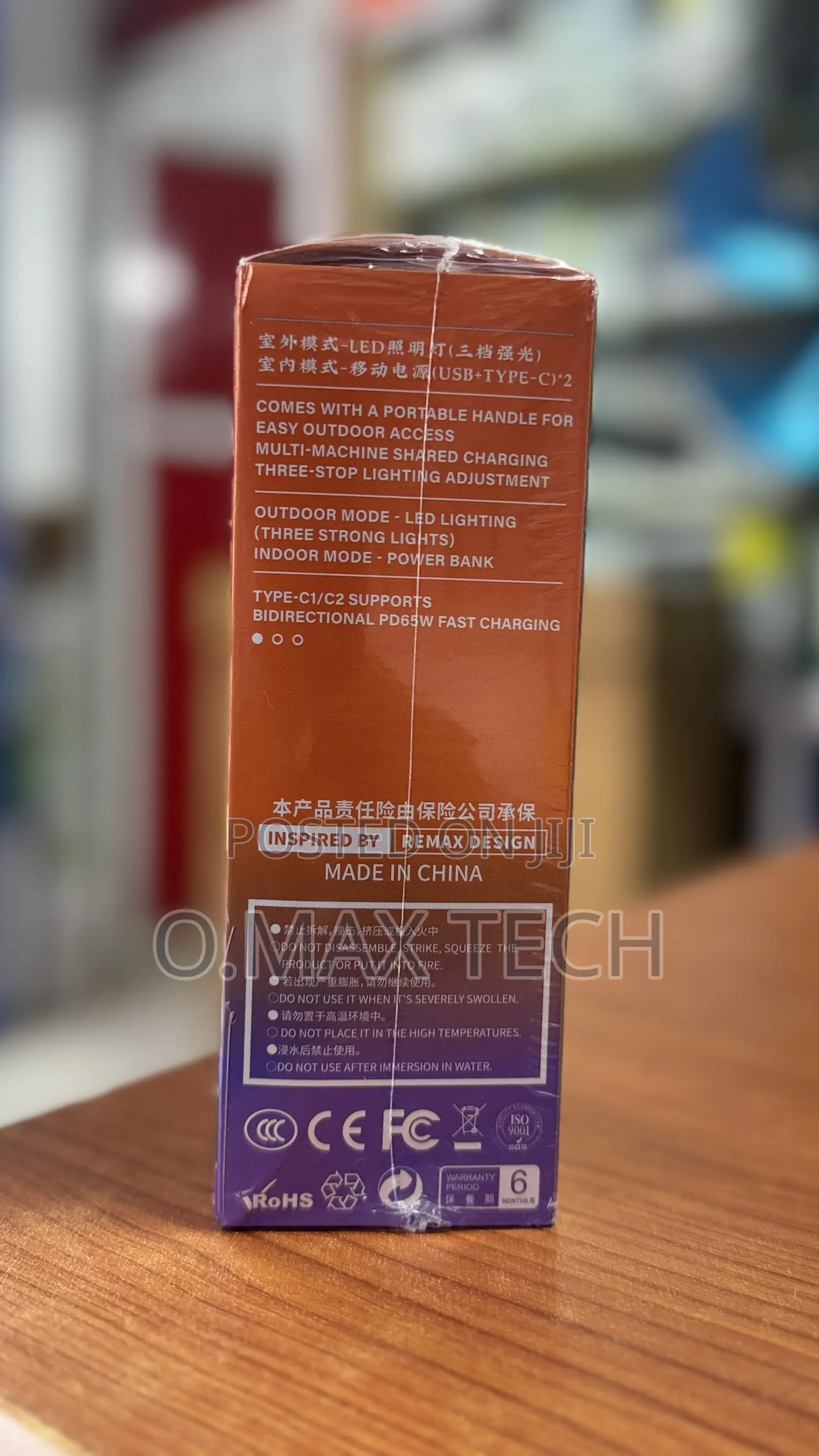 Remax Fp-3 65w Fast Charging Power Bank 40000mah