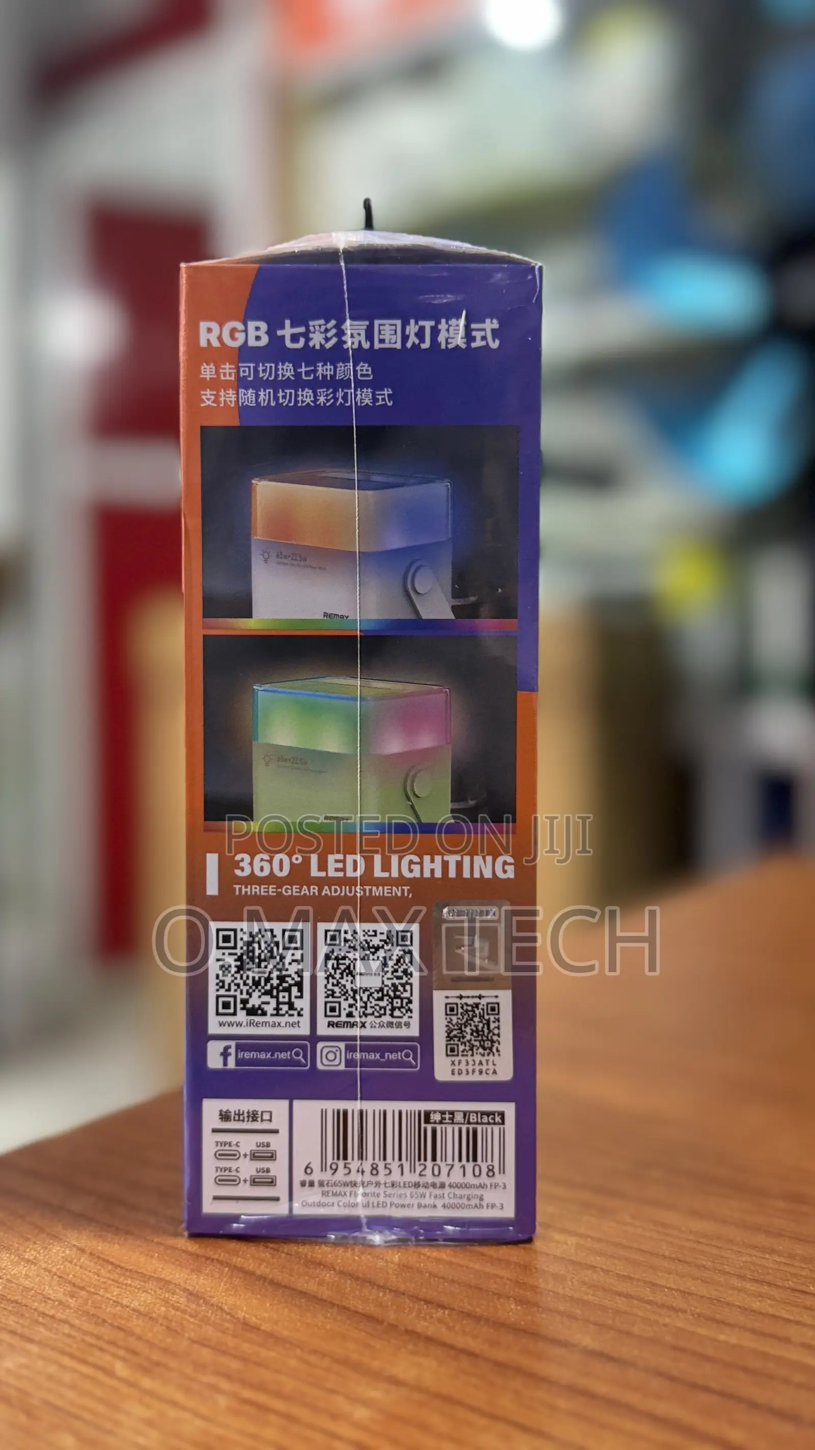 Remax Fp-3 65w Fast Charging Power Bank 40000mah