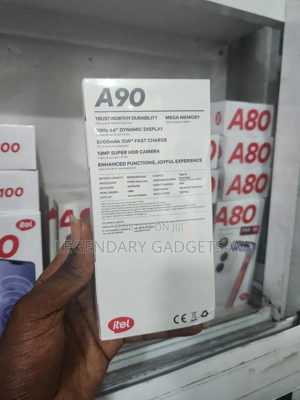 New Itel A90 128 GB Bronze