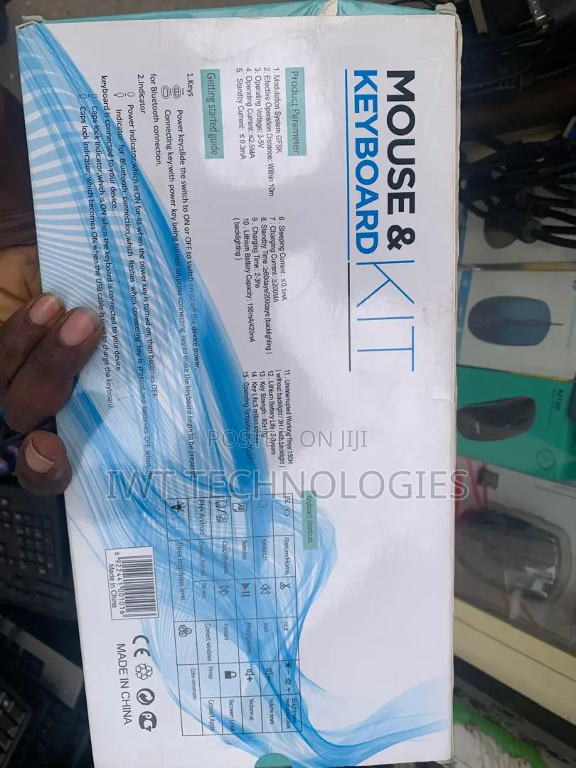 Wireless Mouse Keyboard Kit With Backlighting