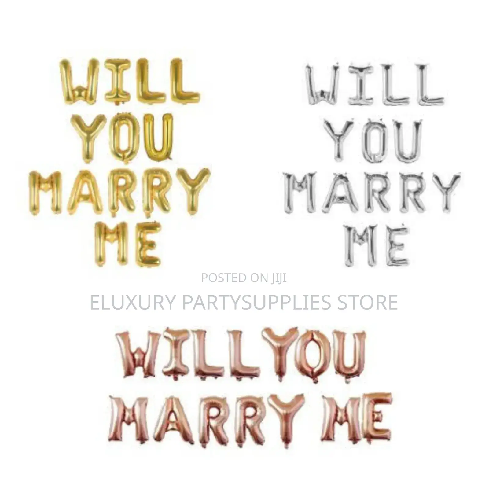 Will You Marry Me Foil Balloon