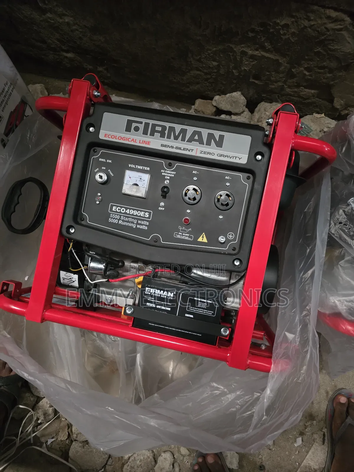 Firman Petrol Generator Model Eco4990e2 100%Copper(5.5kva)