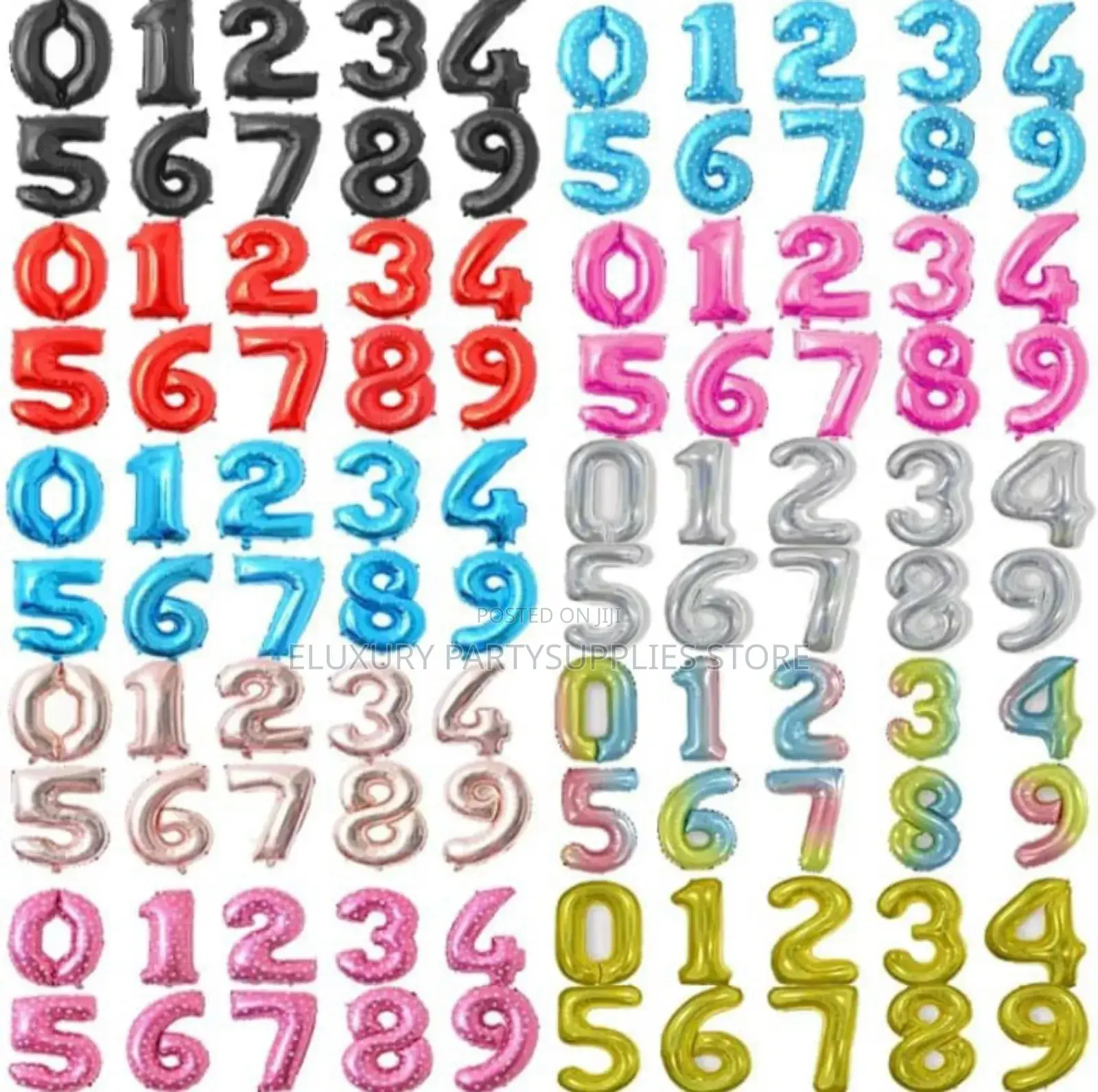 Foil Number Balloon