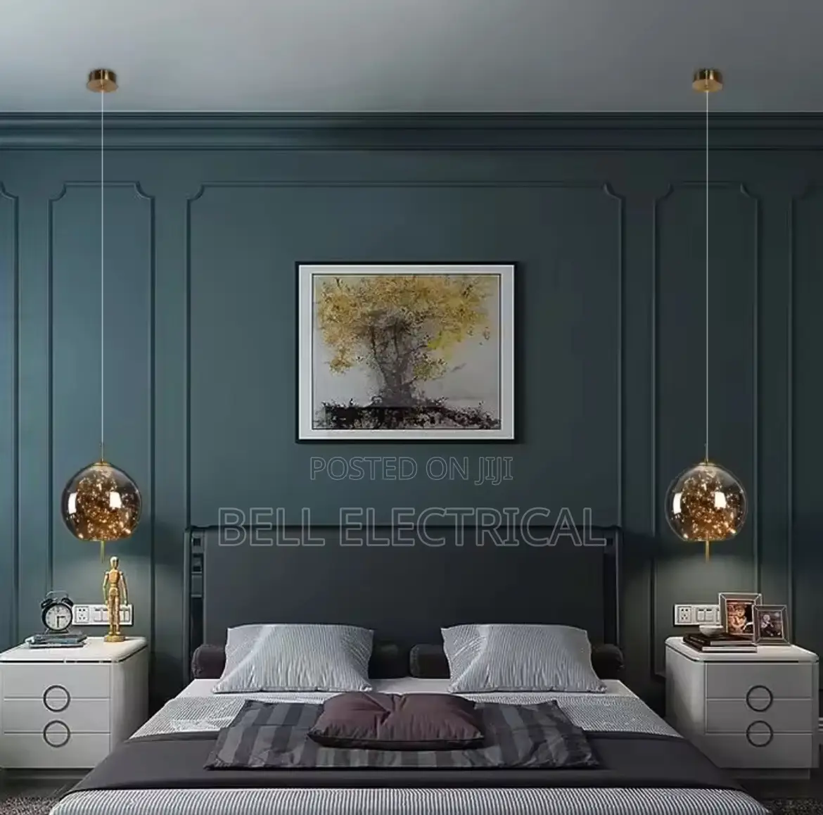 Modern Led Glass Pendant Lights Nordic Luxury Chandeliers