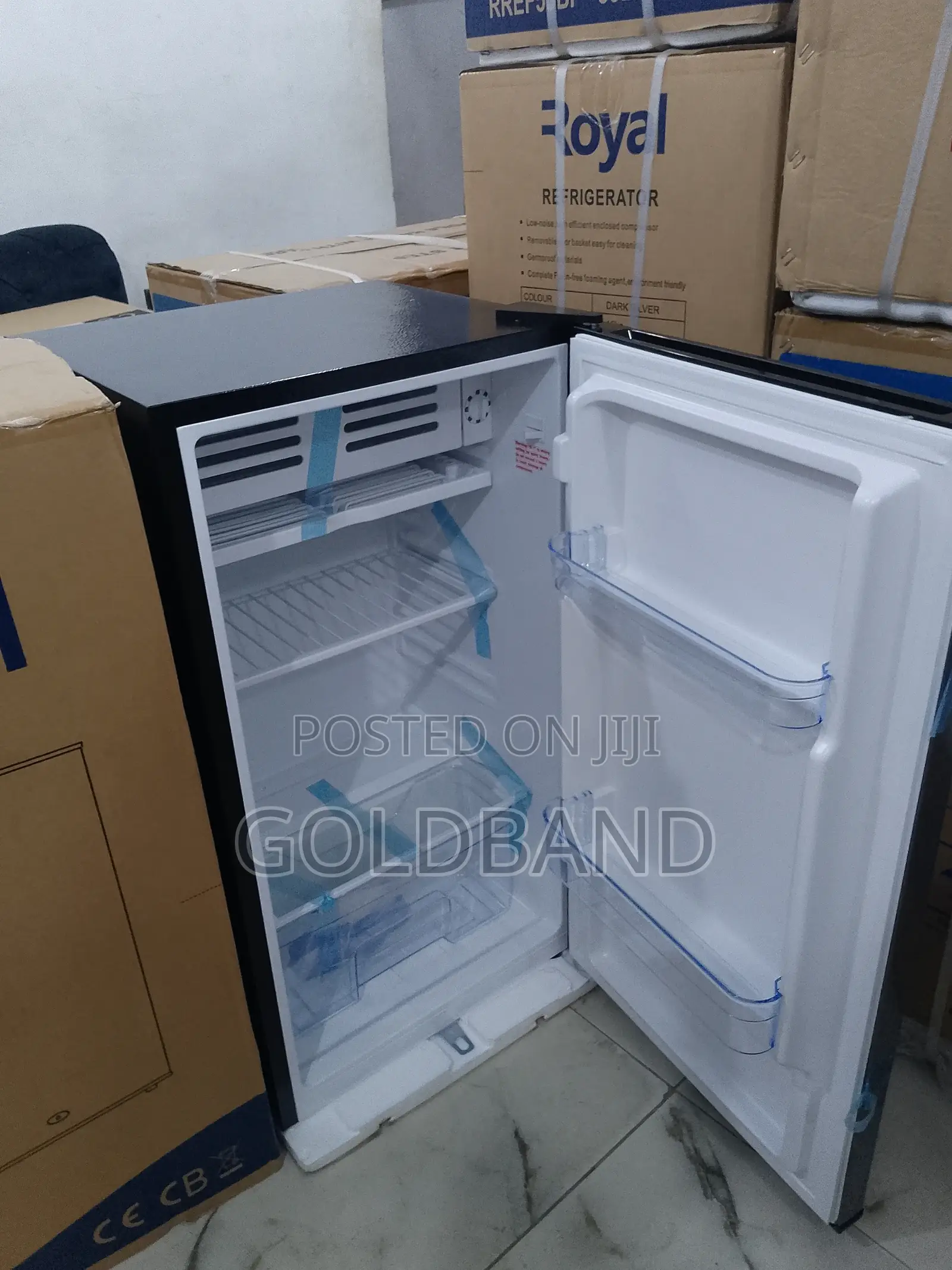 Royal 90l Single Door Sleek Modern Refrigerator RBC-100