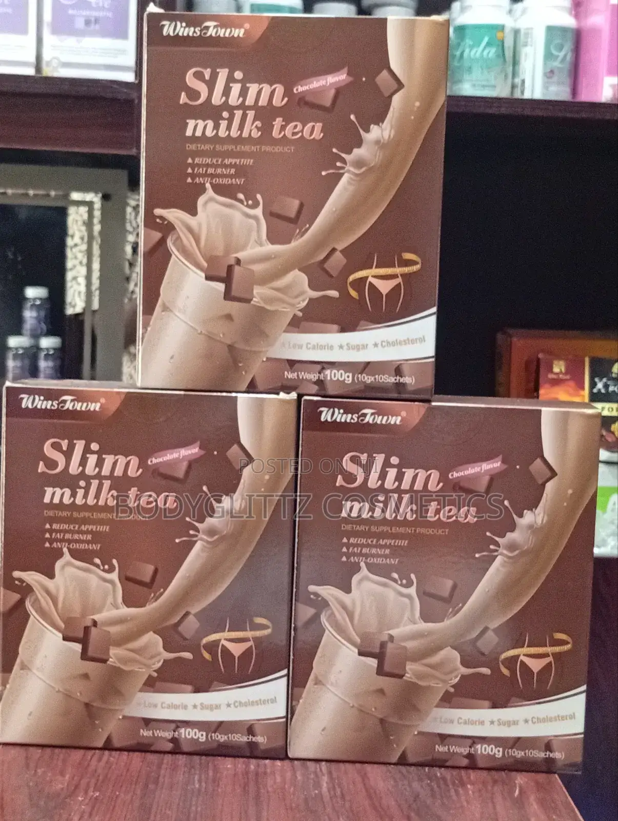 Winstown Slim Milk Tea: Chocolate Flavour