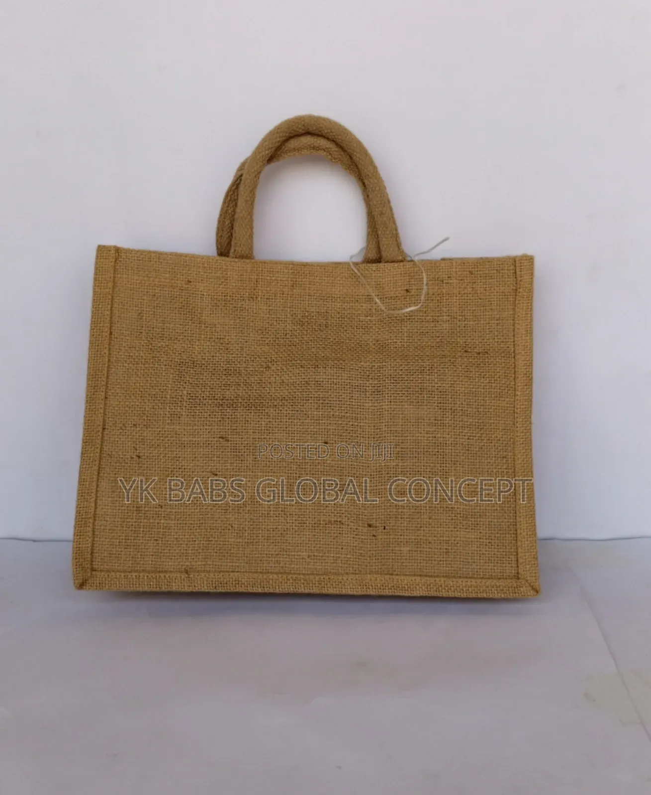 12 Pic's Souvenir Plain Jute Bags