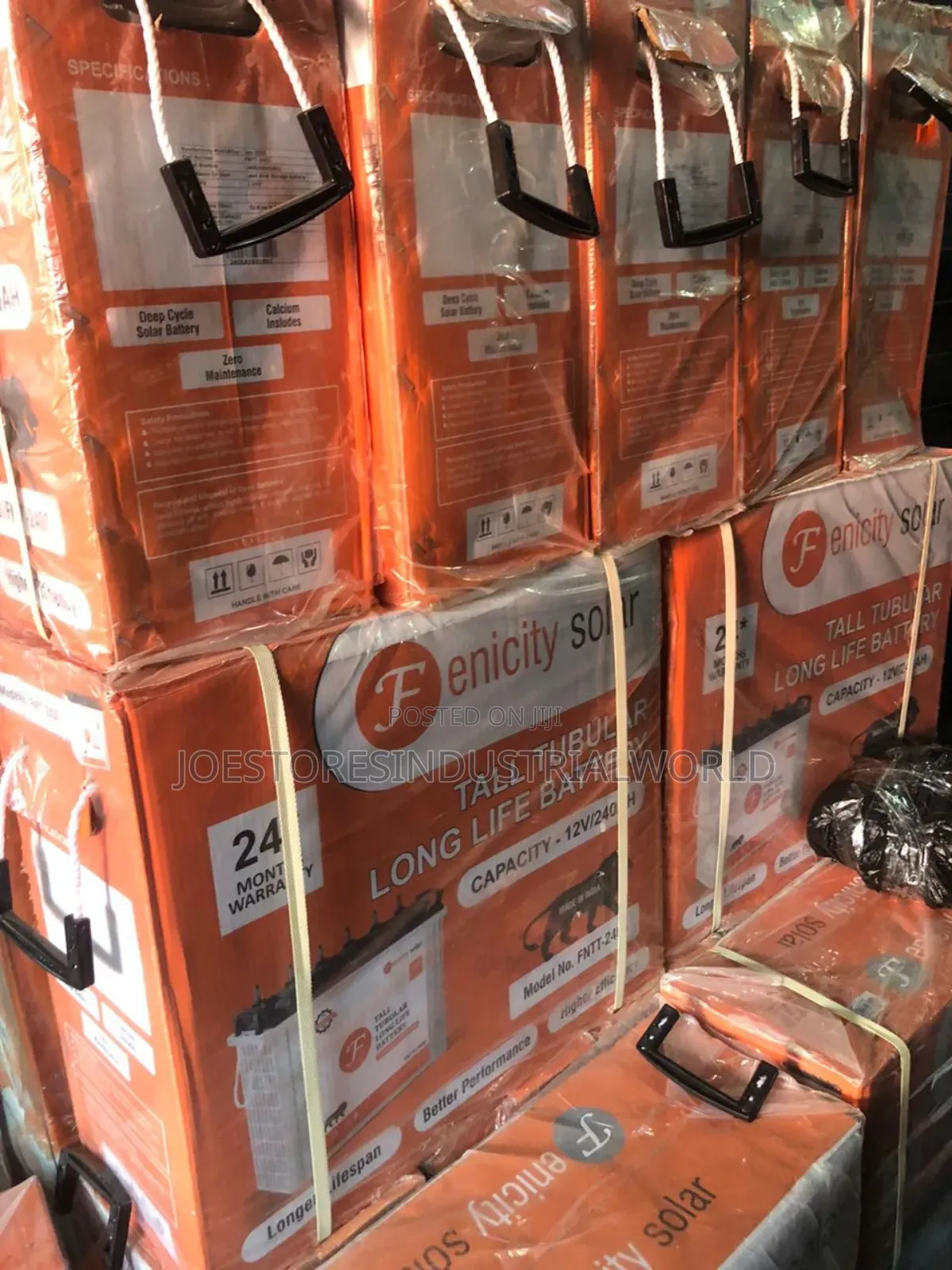 Fenicity Solar Tubular Battery 240ah 12v