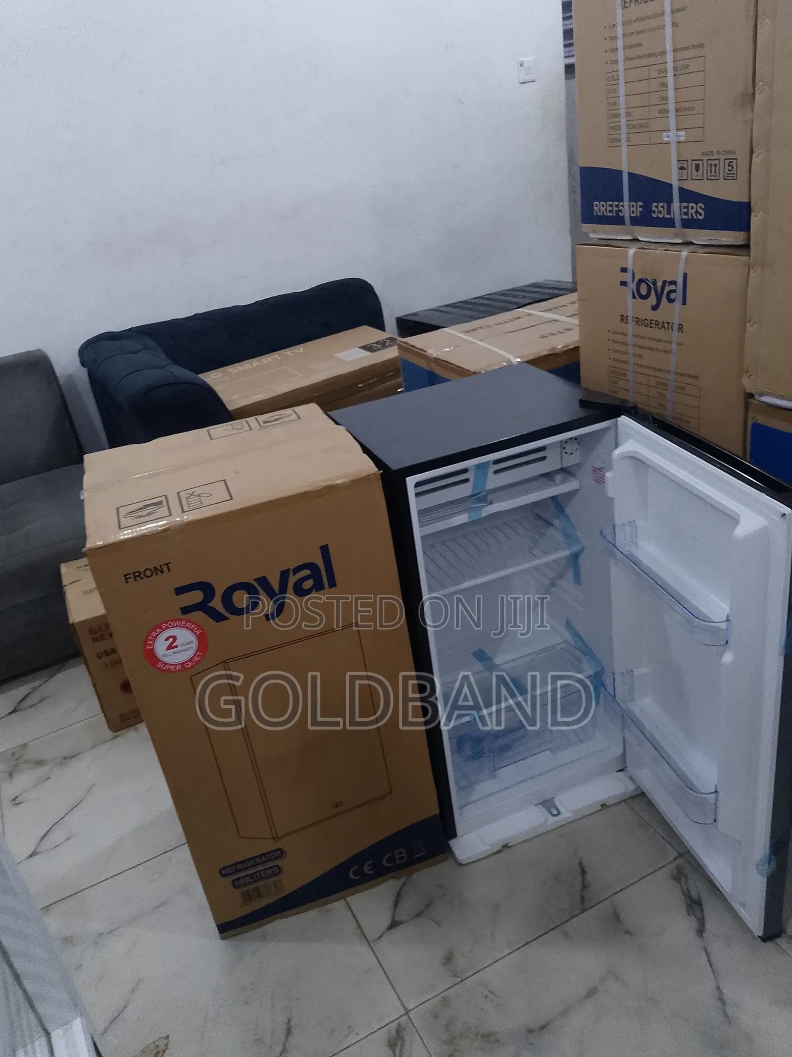 90l Royal Single Door Refrigerator With Inner Light RBC-100
