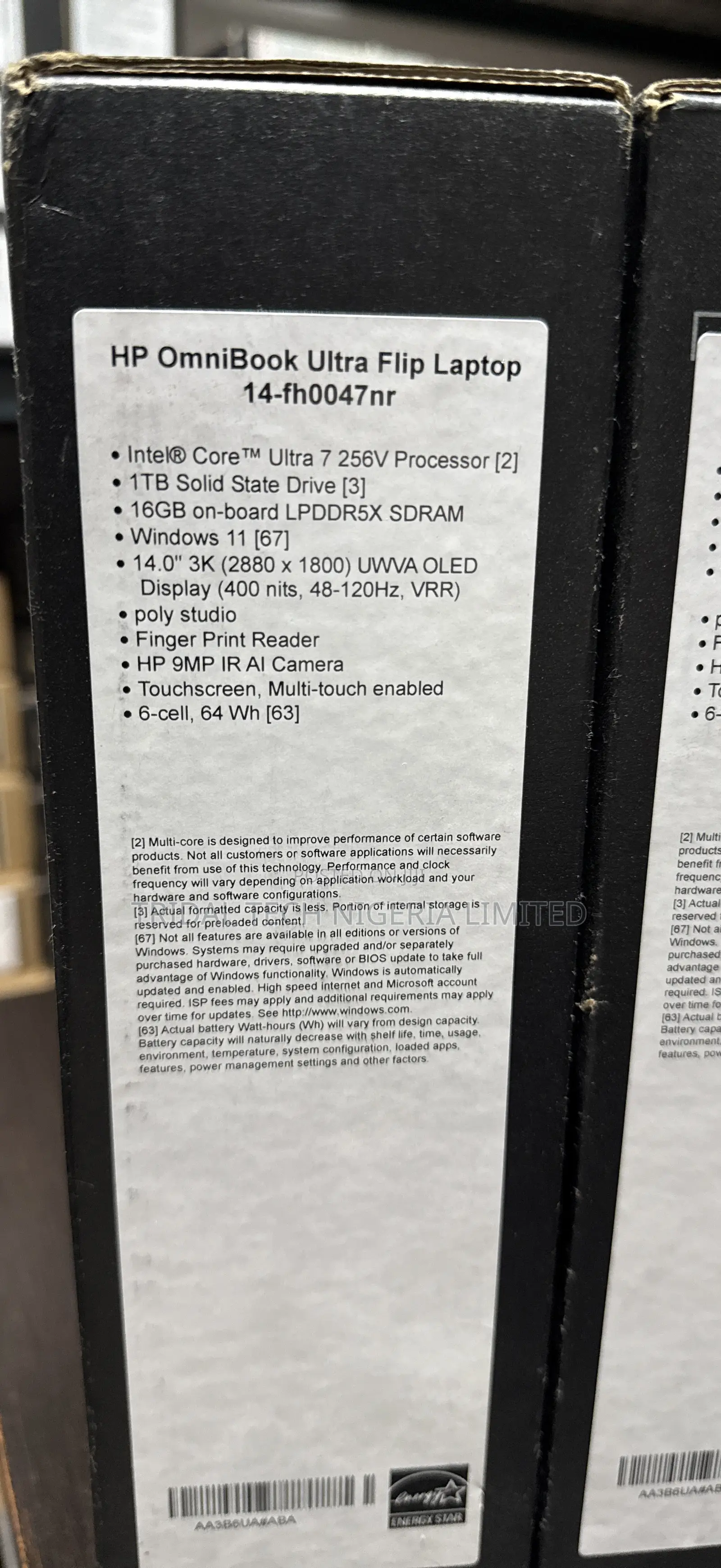 New HP OmniBook X Laptop 14-fe0097nr 16GB Intel Core Ultra 7 SSD 1T