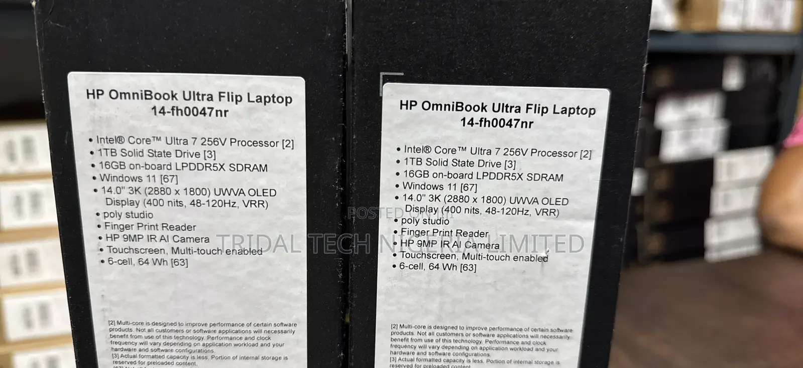 New HP OmniBook X Laptop 14-fe0097nr 16GB Intel Core Ultra 7 SSD 1T
