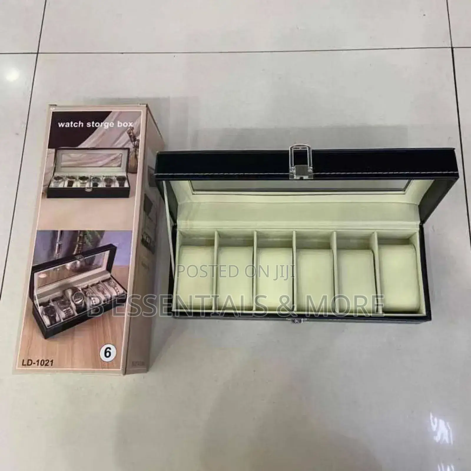 6 Slots Wrist Watch And Band Organiser/ Box