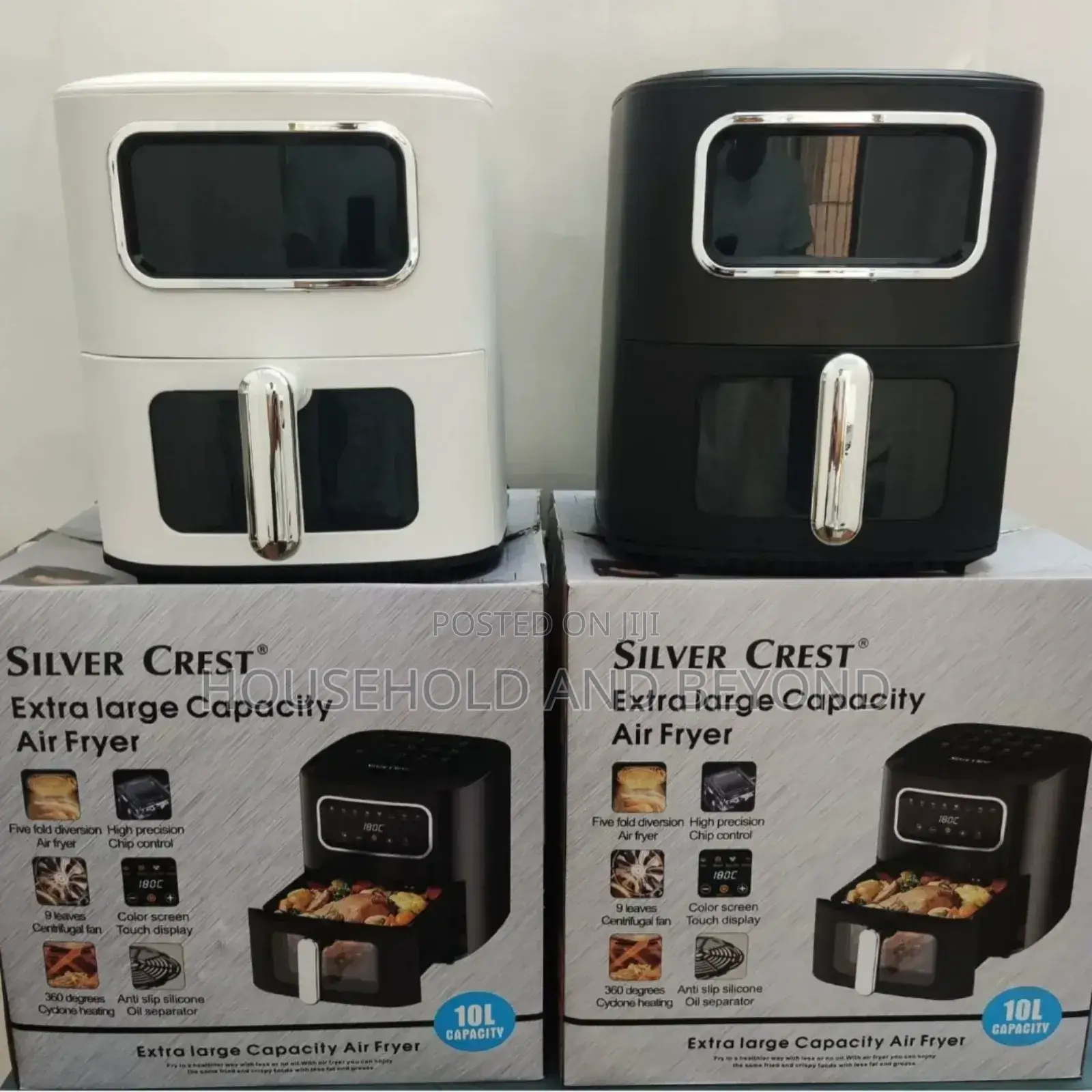 Manual Silver Crest Air Fryer 10l