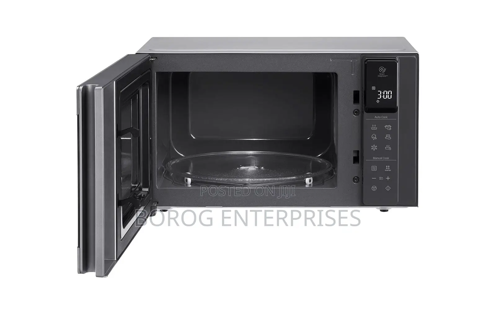 Lg Microwave Oven, 25l, Silver, Smart Inverter-Ms2595cis