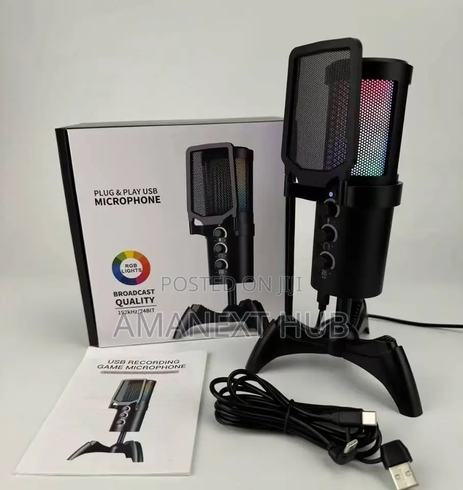 Quality Broadcast Microphone (Plug and Play)