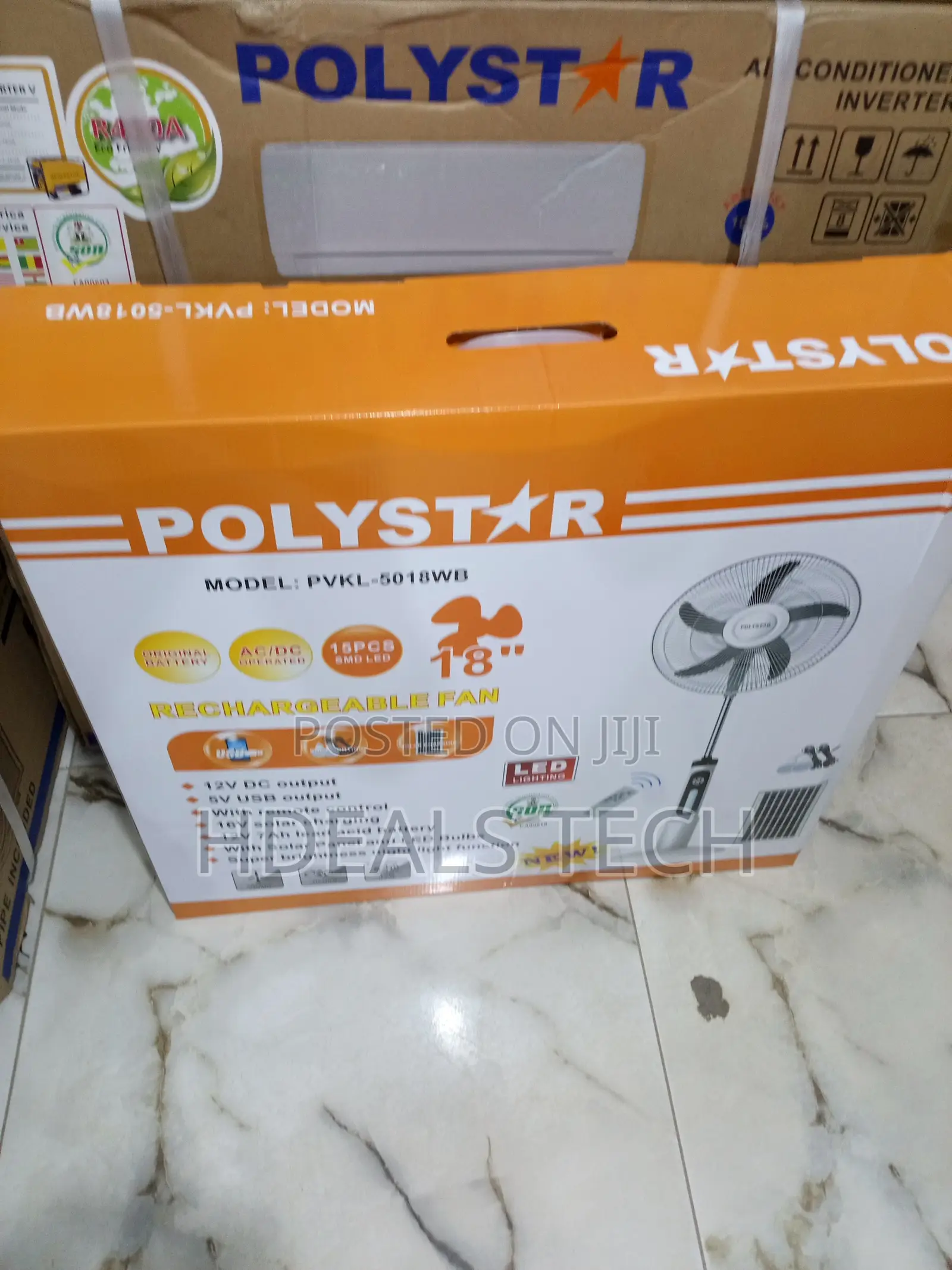 Polystar 18" Fan With Automatic Oscillation Time