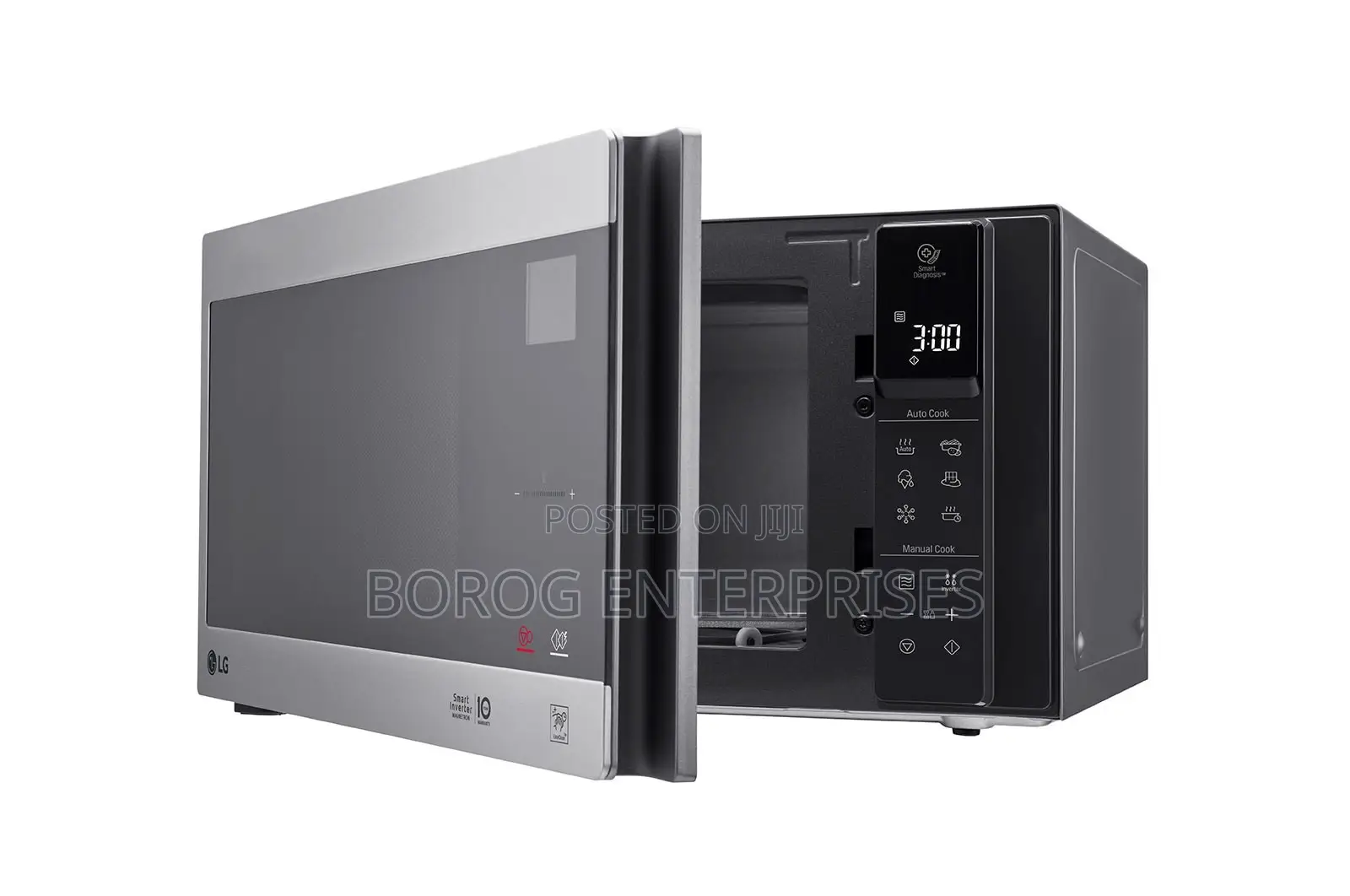 Lg Microwave Oven, 42l, Silver, Smart Inverter-Ms4295cis