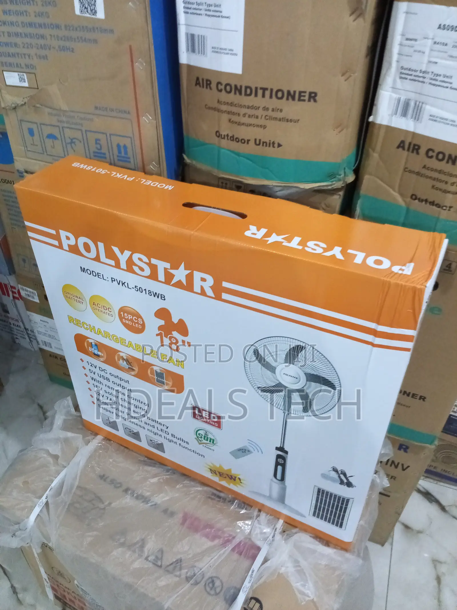 Efficient Powerful - Polystar 18" Standing Fan