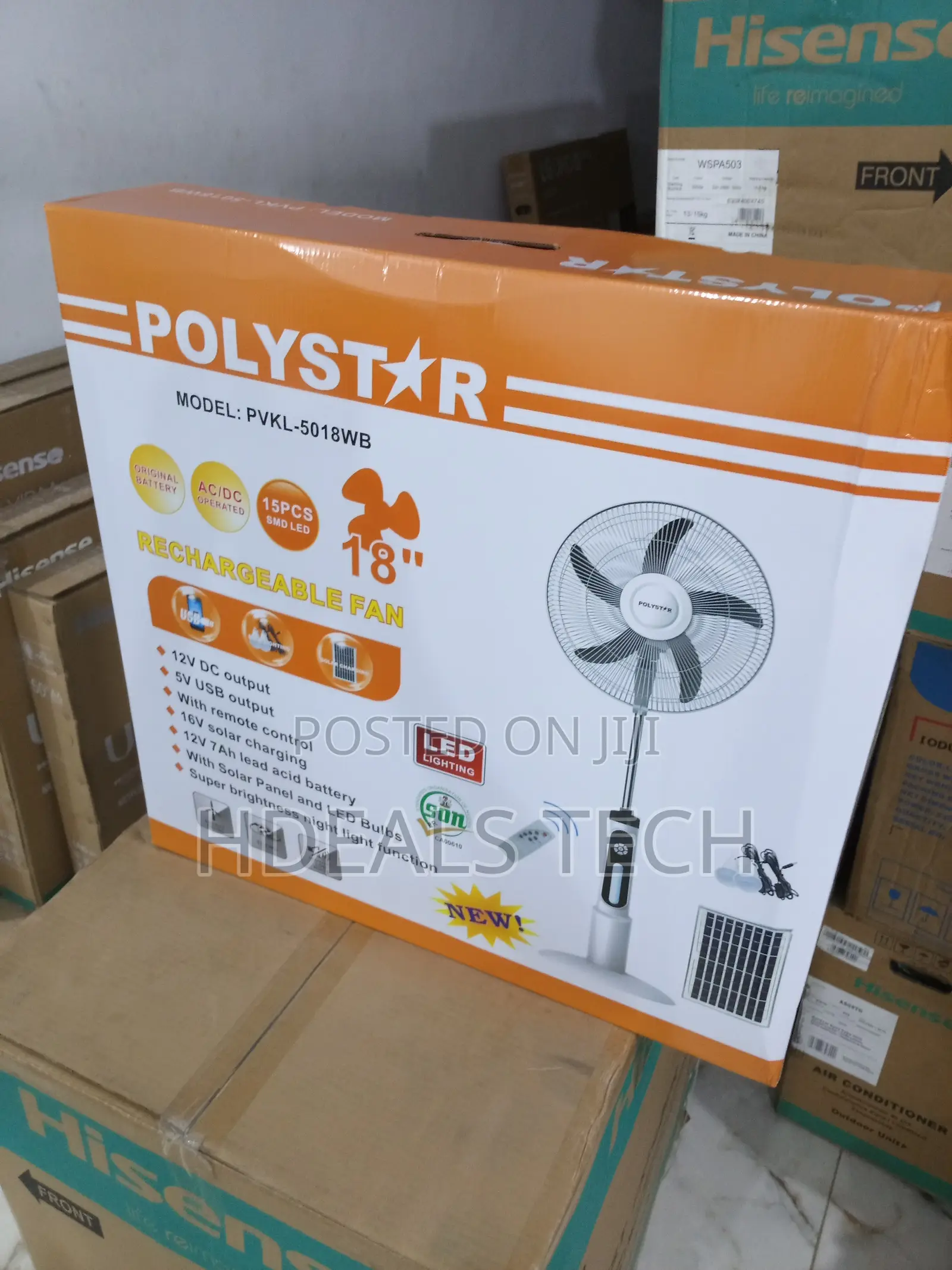 Polystar Fan 18" - Smart Cooling for Smart Homes
