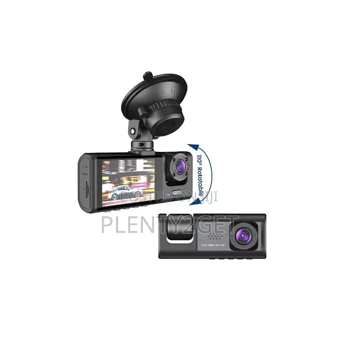 3 Lenses Hd 1080p Car Driving Recorder