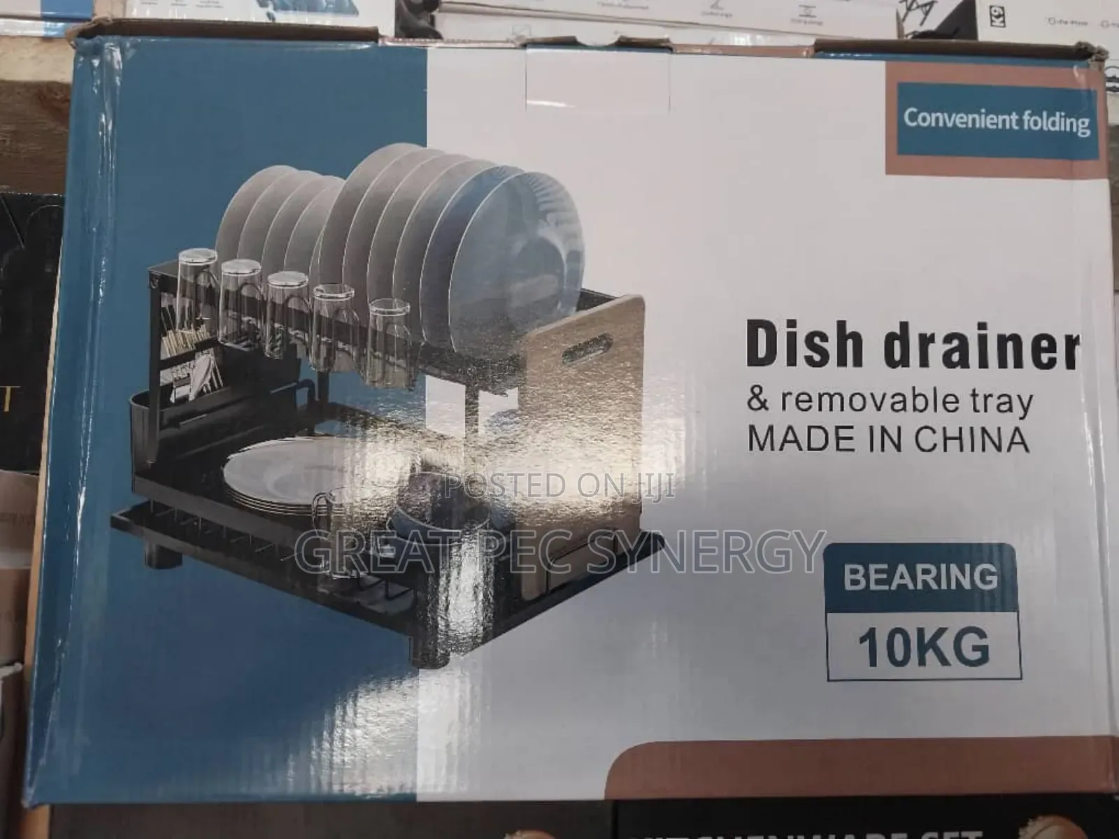 Dish Drainer With Wooden Board