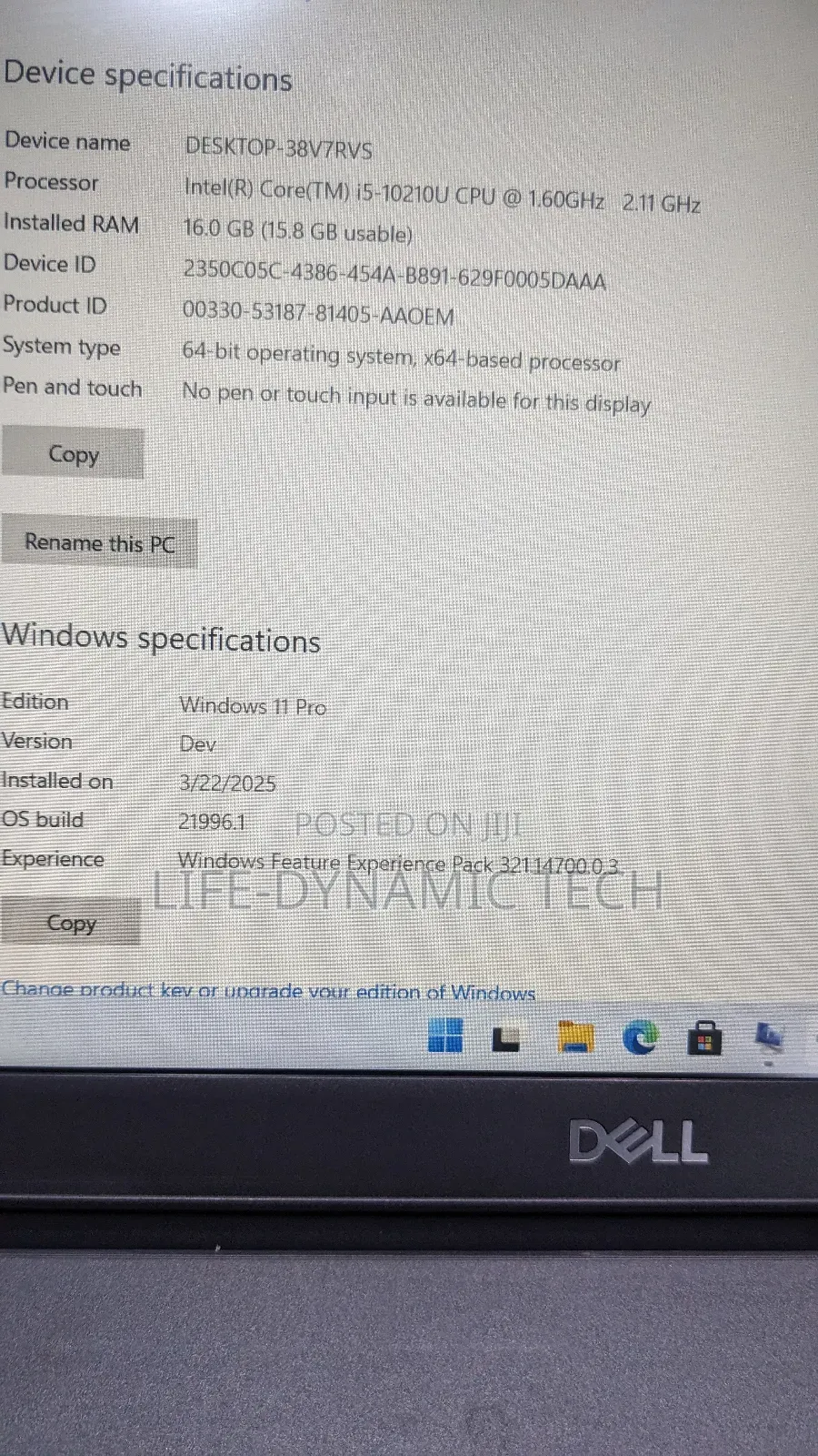 Laptop Dell Latitude 3510 16GB Intel Core I5 SSD 512GB