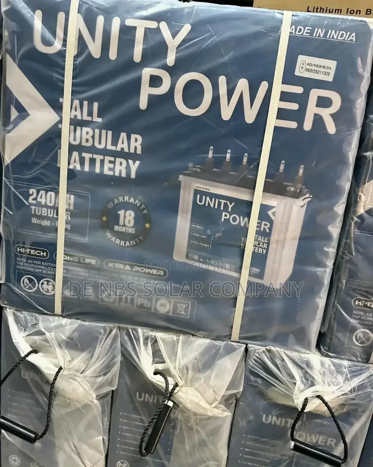 240ah 12v Unity Power India Tubular Inverter Battery
