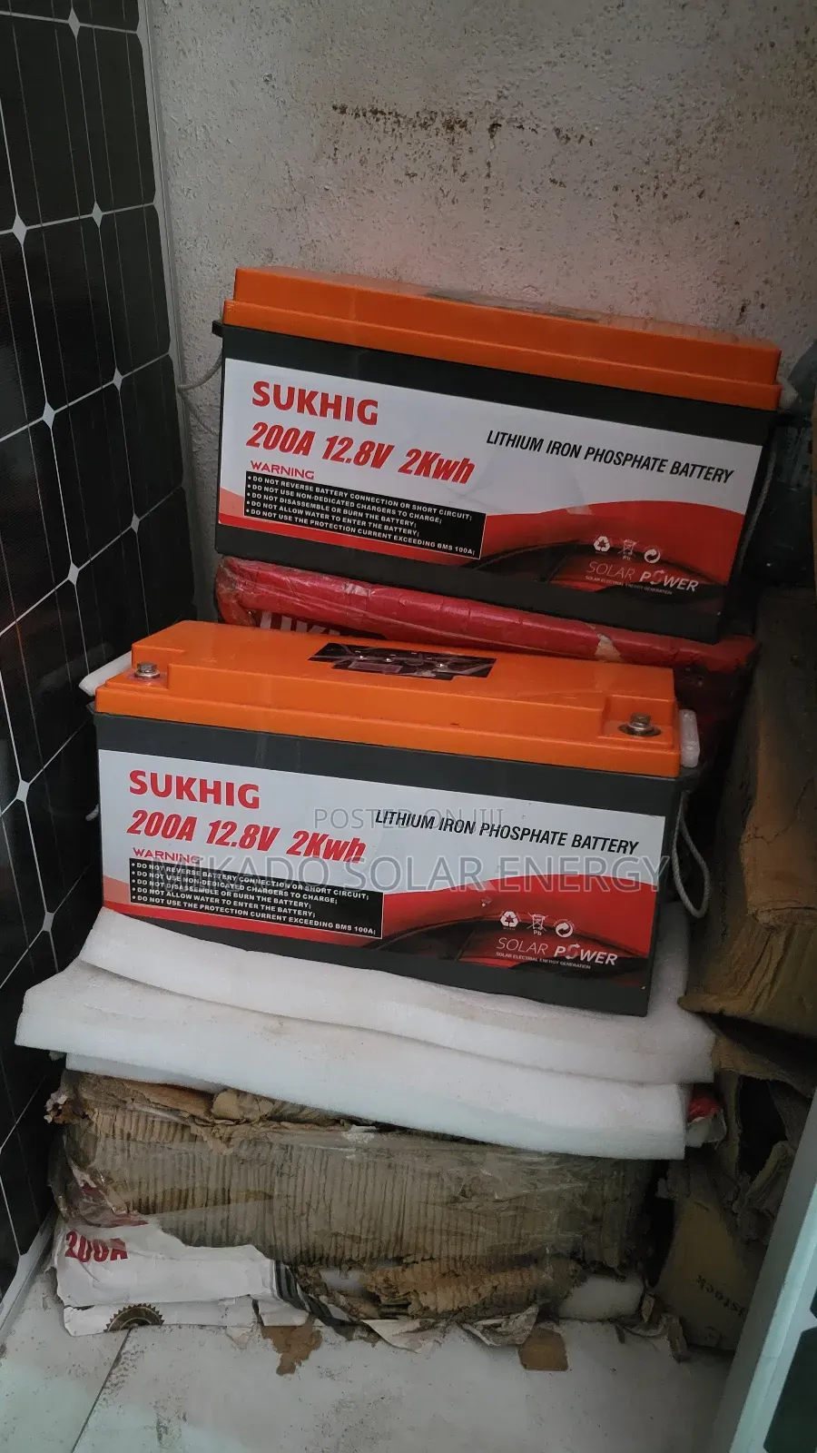 2kwh 200ah 12.8v Sukhig Lithium Iron Battery