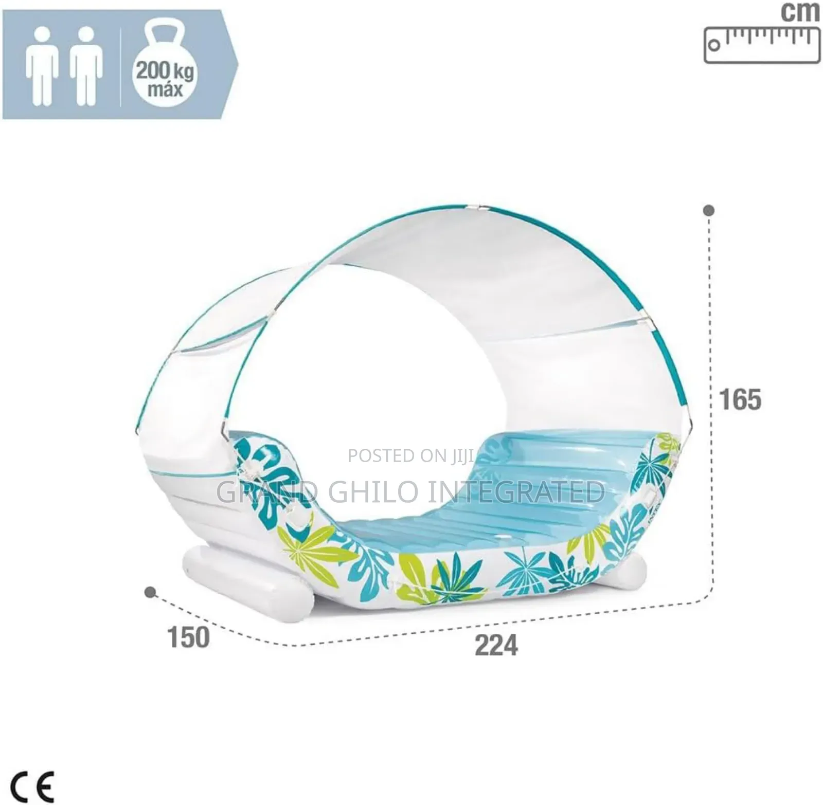 Intex 56294ep Inflatable Tropical Canopy Lounge.