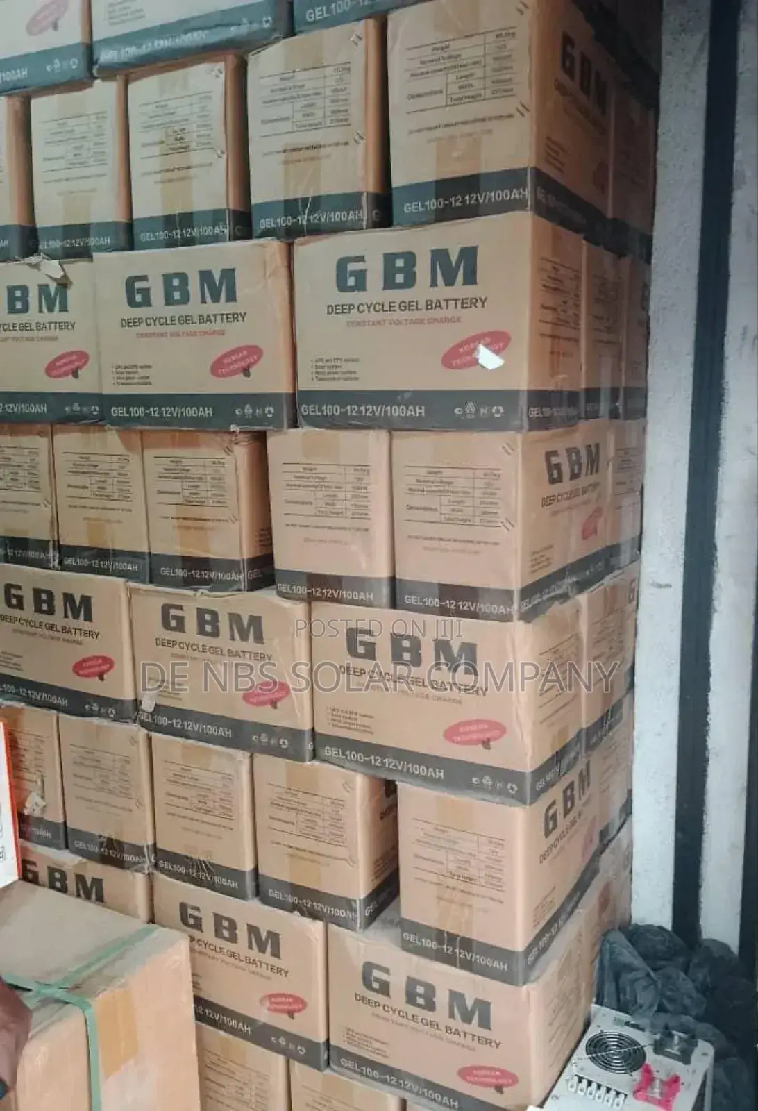 100ah 12v Gbm Deep Cycle Gel Battery