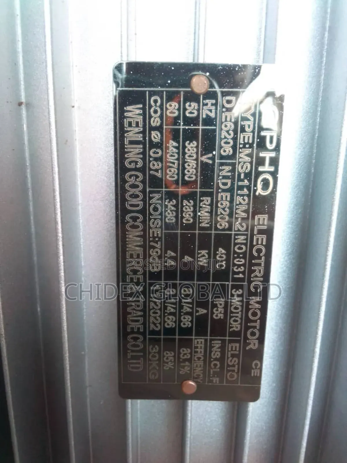 Original Brand New High Speed GPHQ Electric Motor 4kw 5hp