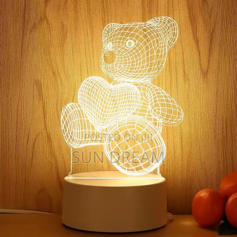 3d Lamp Bear Lamp Gift Idea Night Light