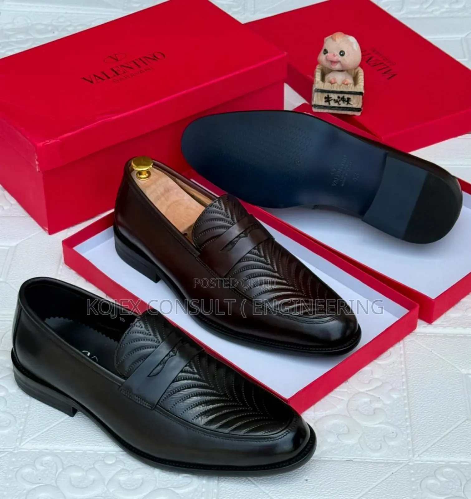 Valentino Luxury Men Flat Shoe