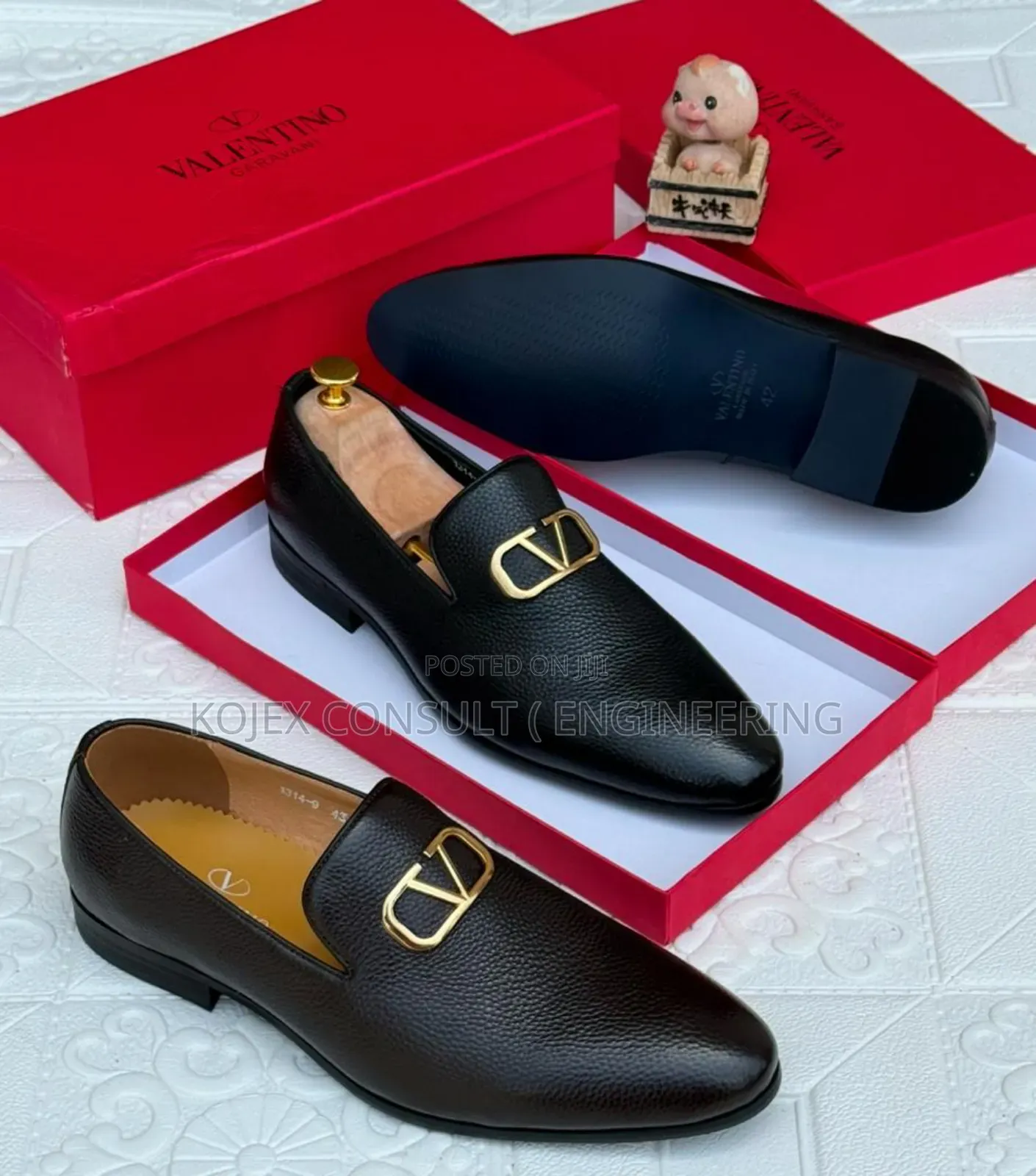 Valentino Luxury Men Flat Shoe