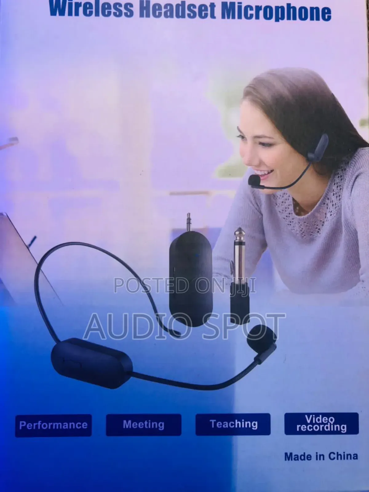 Accurd Si01 Quality Wireless Headset Microphone High Perform