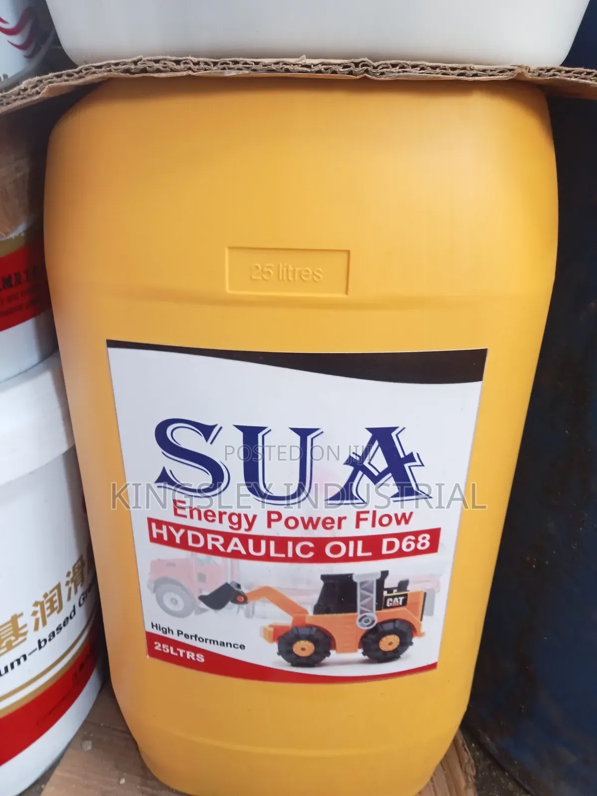 High; Performance Hydraulic Oil D68 Sua 25liters