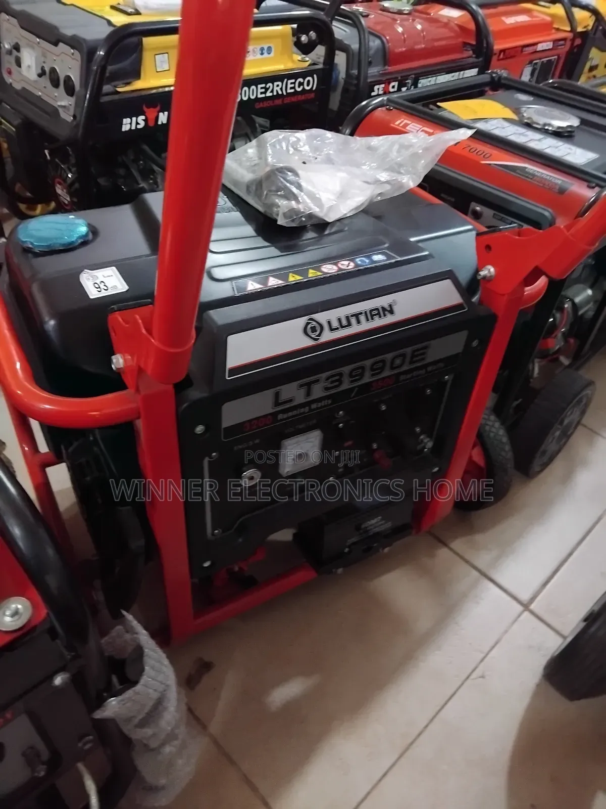 Lutian 3.5kva Petrol Generator 100 Percent Copper Coil