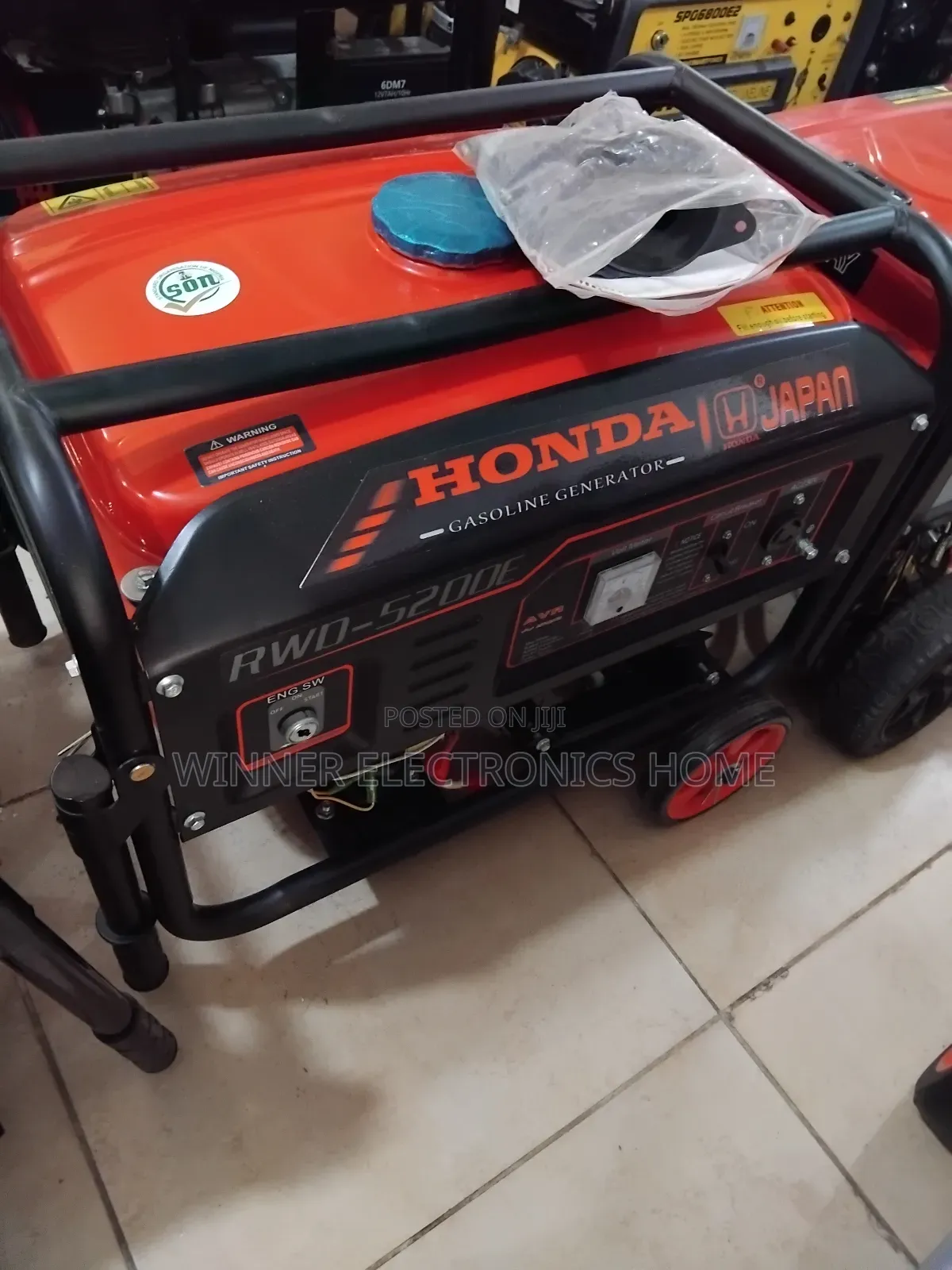 Honda Japan 3.5kva Key Starter Generator 100% Copper Coil